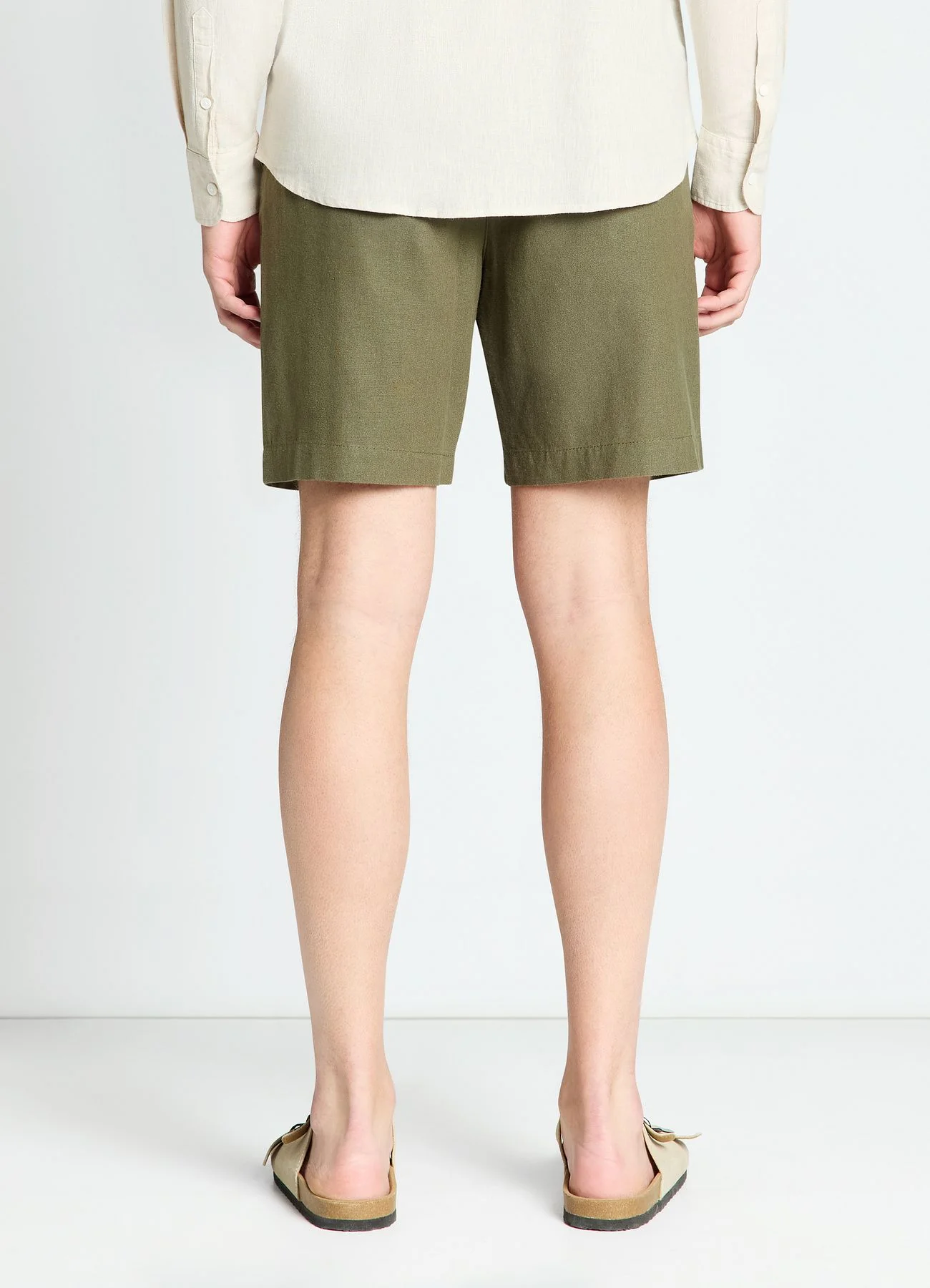 Pantaloncini bermuda misto lino - Image 3