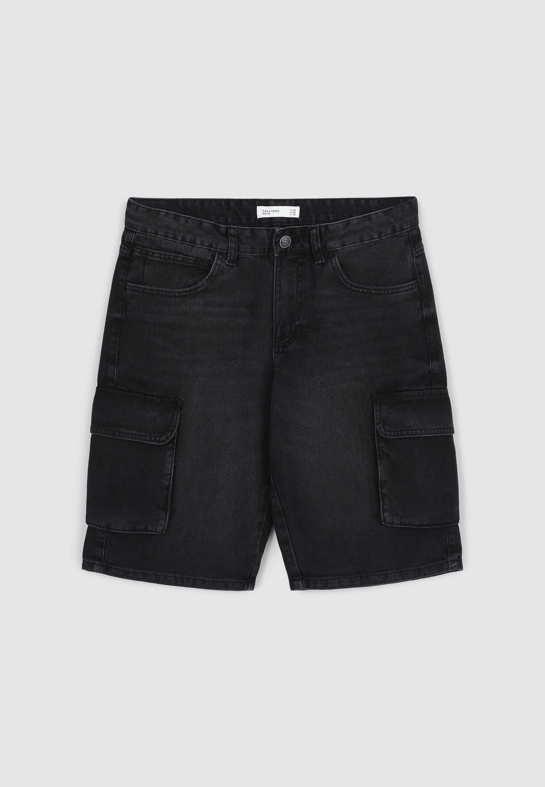 Pantaloncini cargo denim - Image 4