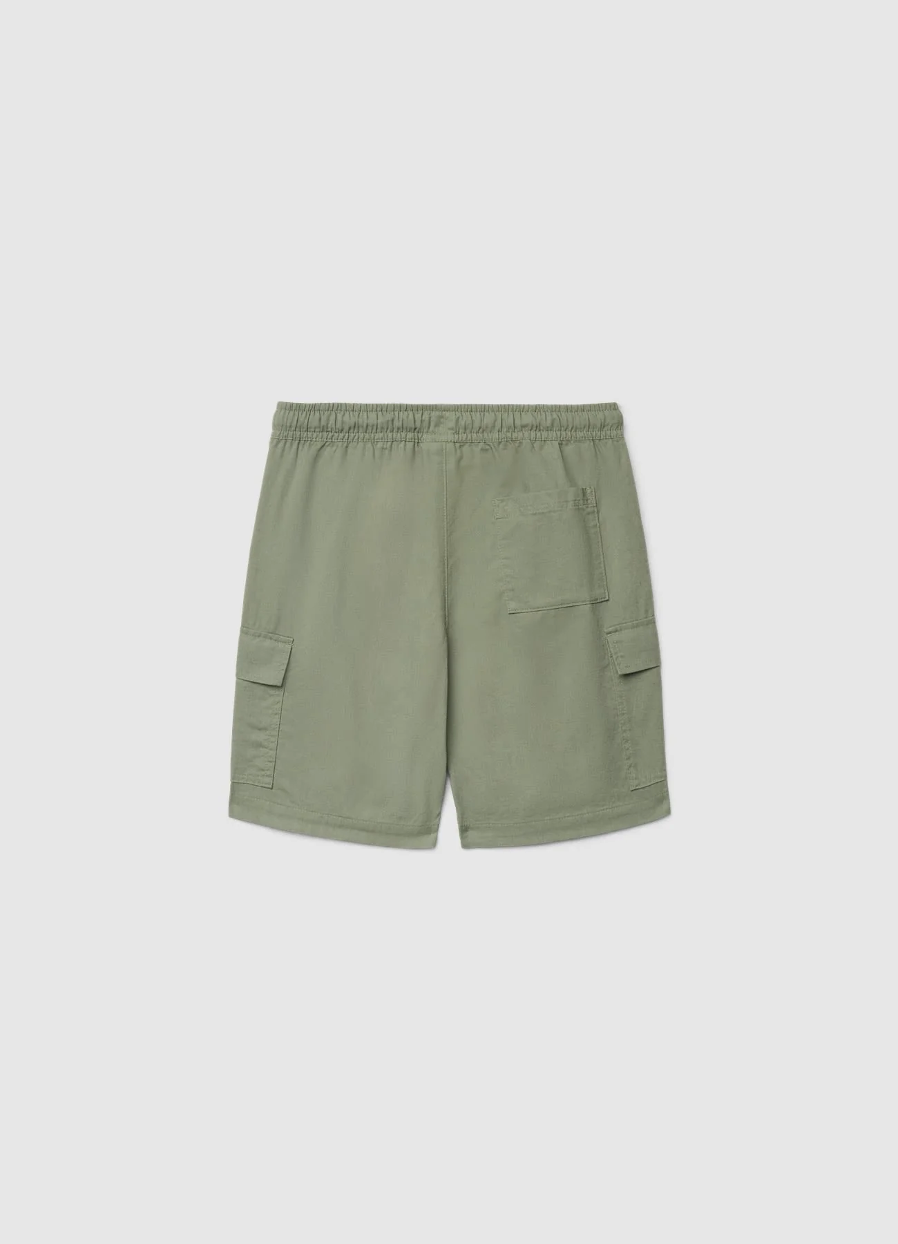 Pantaloncini cargo in misto lino