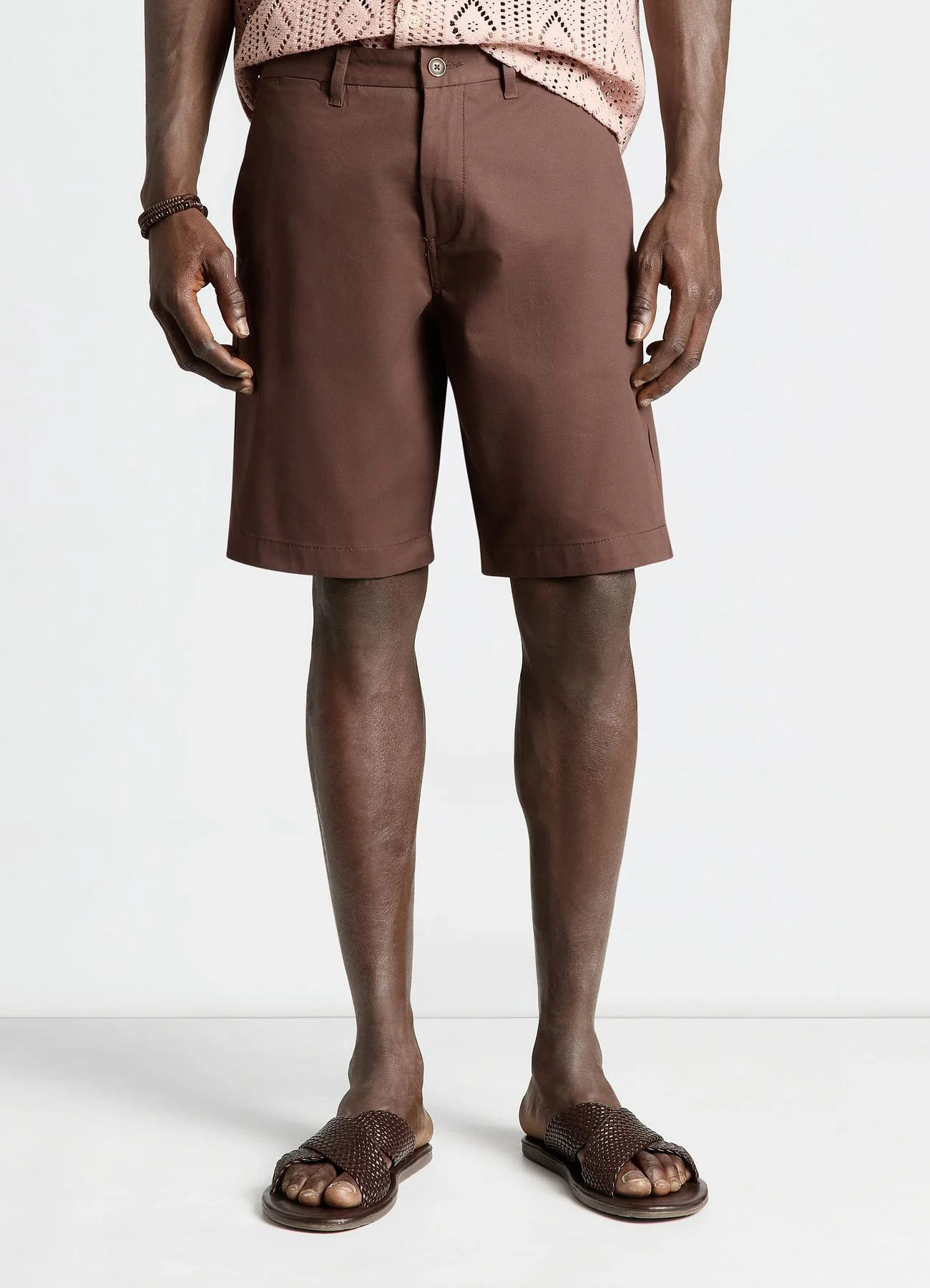Pantaloncini chino a tinta unita - Image 2