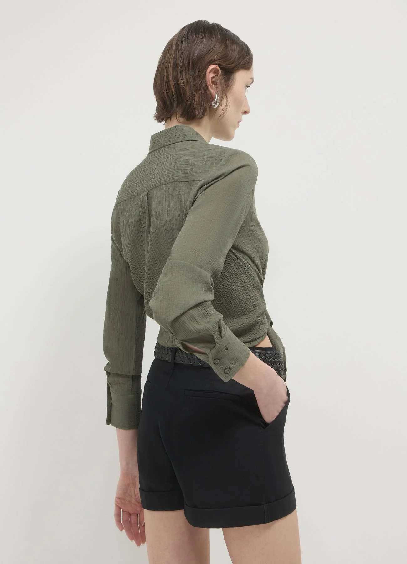 Pantaloncini chino tinta unita
