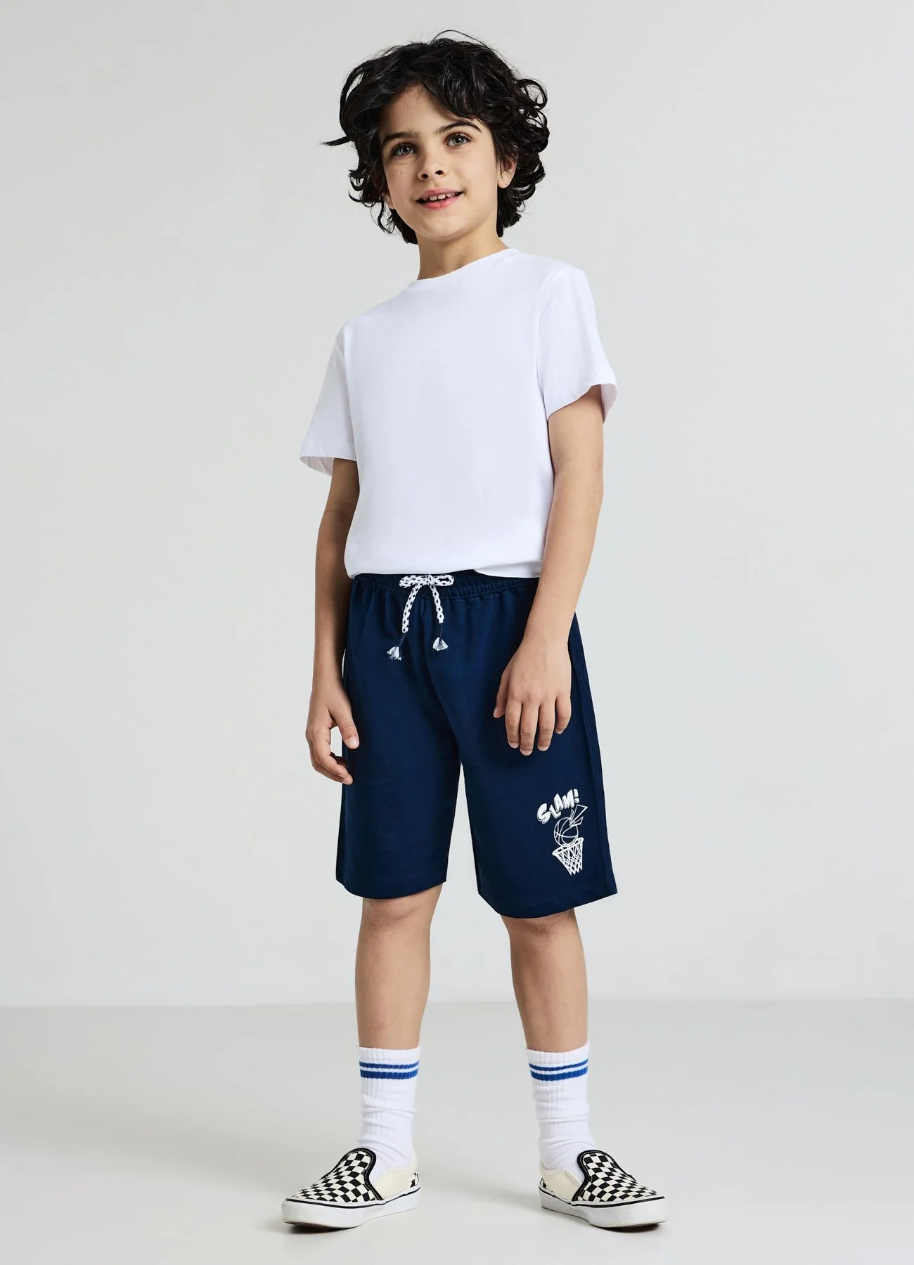 Pantaloncini con scritte