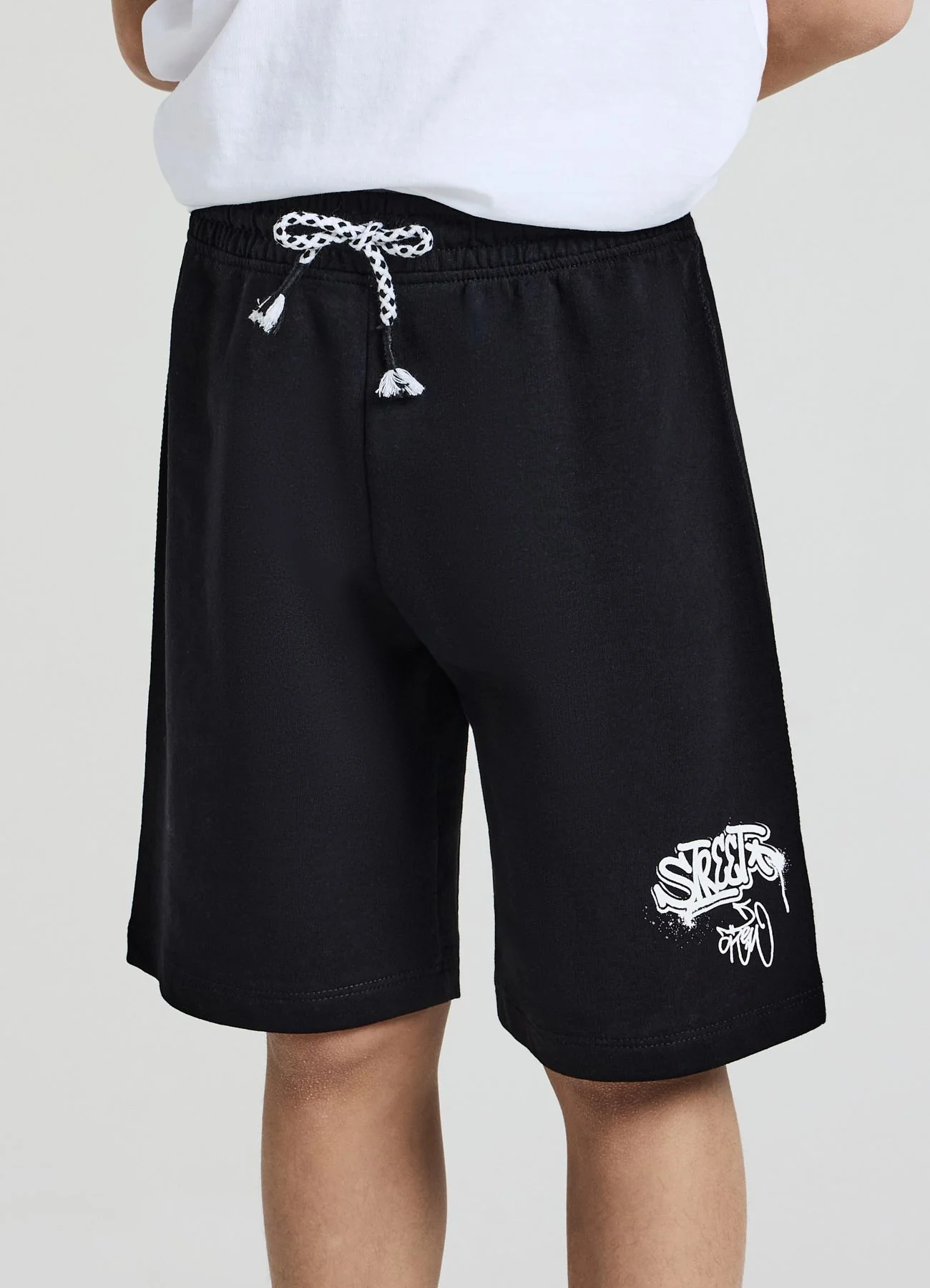 Pantaloncini con scritte