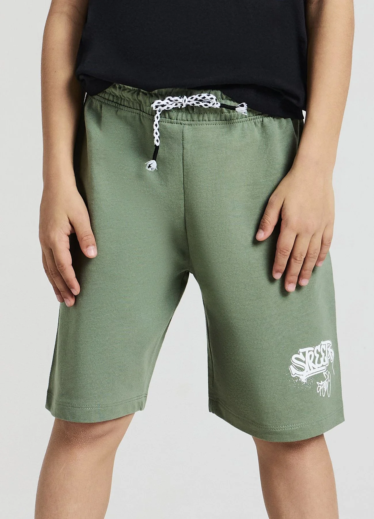 Pantaloncini con scritte