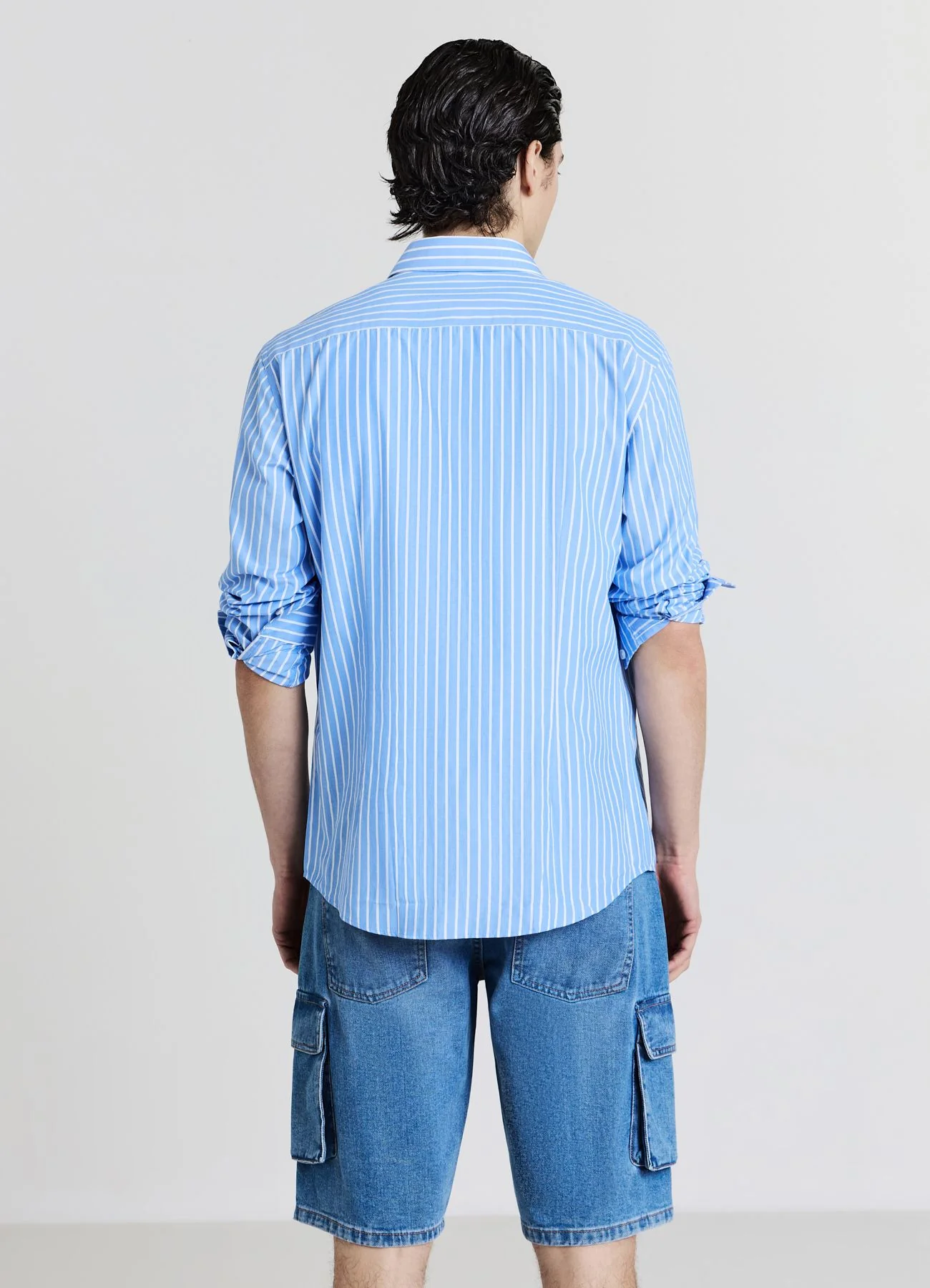 Pantaloncini denim cargo