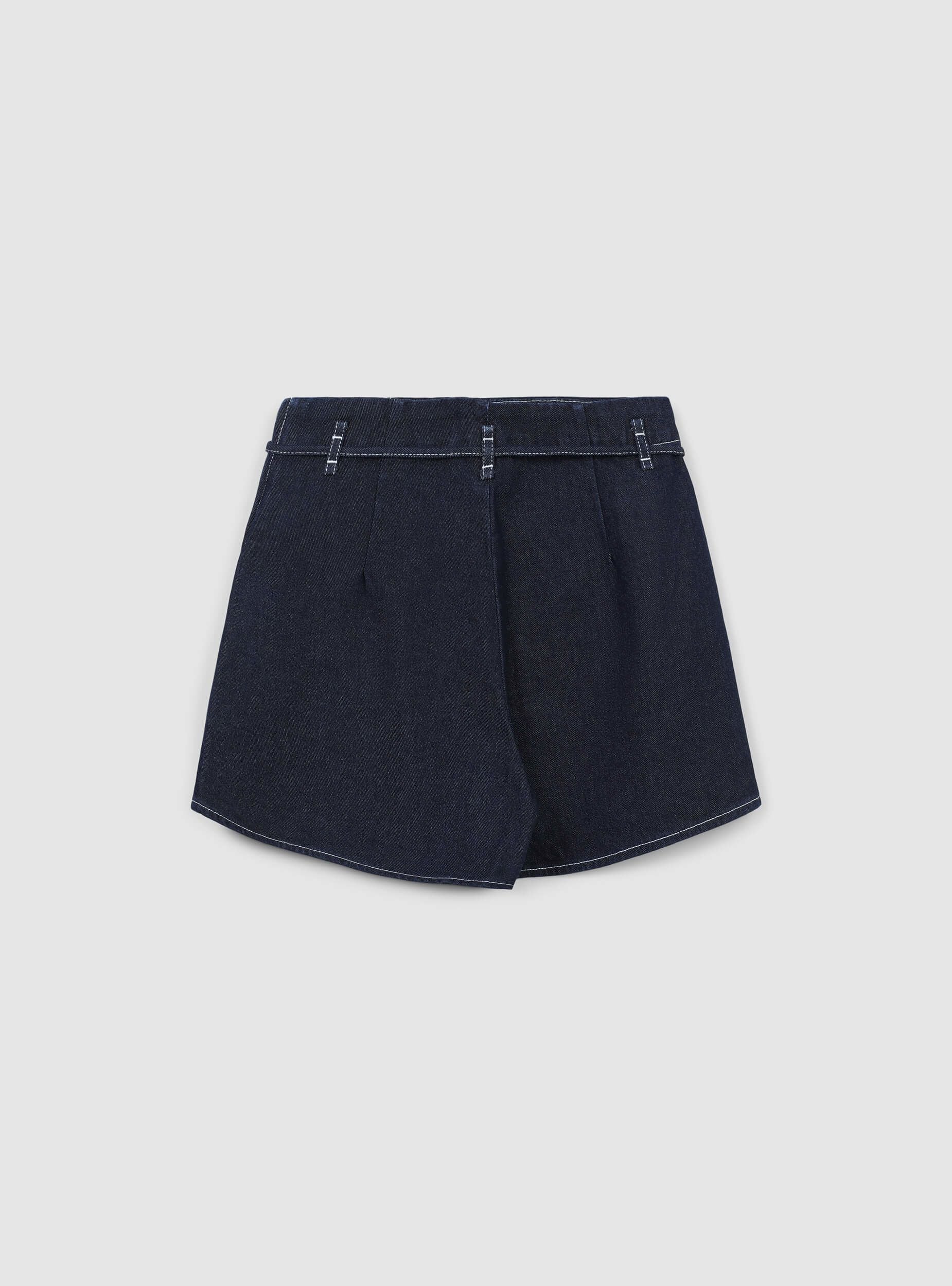 Pantaloncini denim cuciture a contrasto - Image 5
