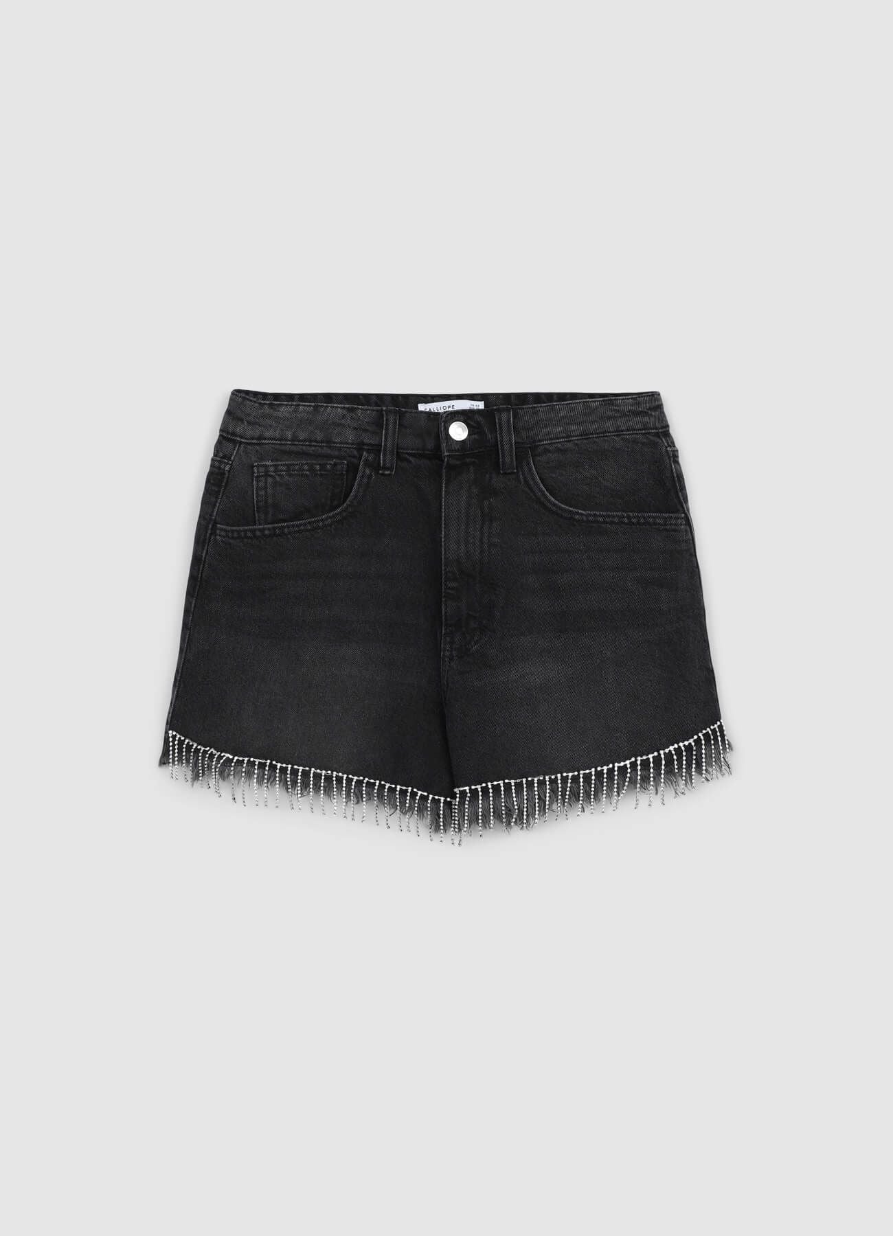 Pantaloncini frange e strass - Image 5