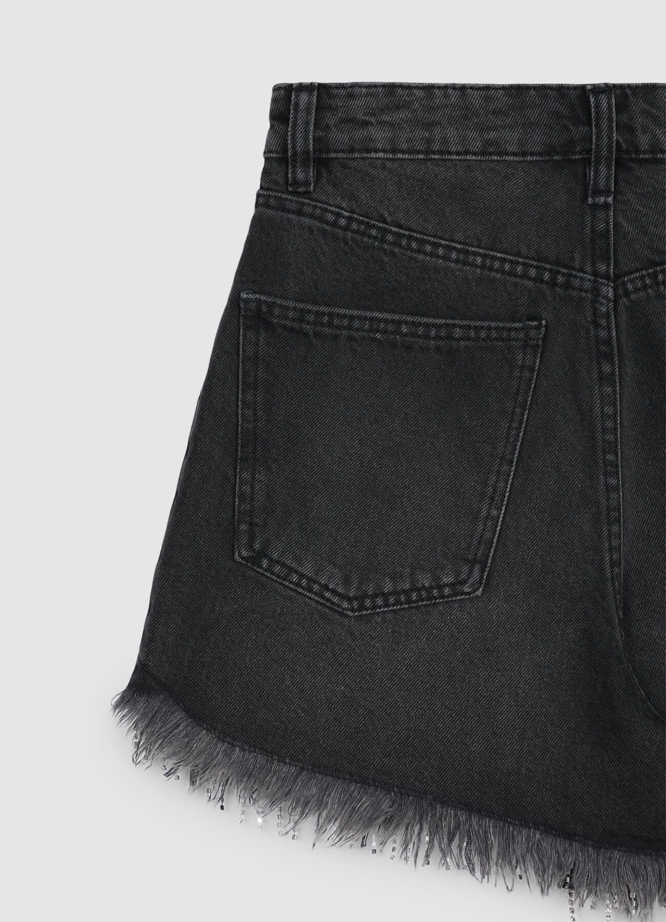 Pantaloncini frange e strass - Image 6