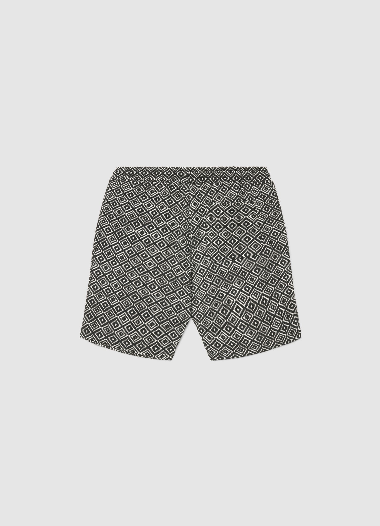 Pantaloncini ginnici con fantasia etnica geometrica - Image 5