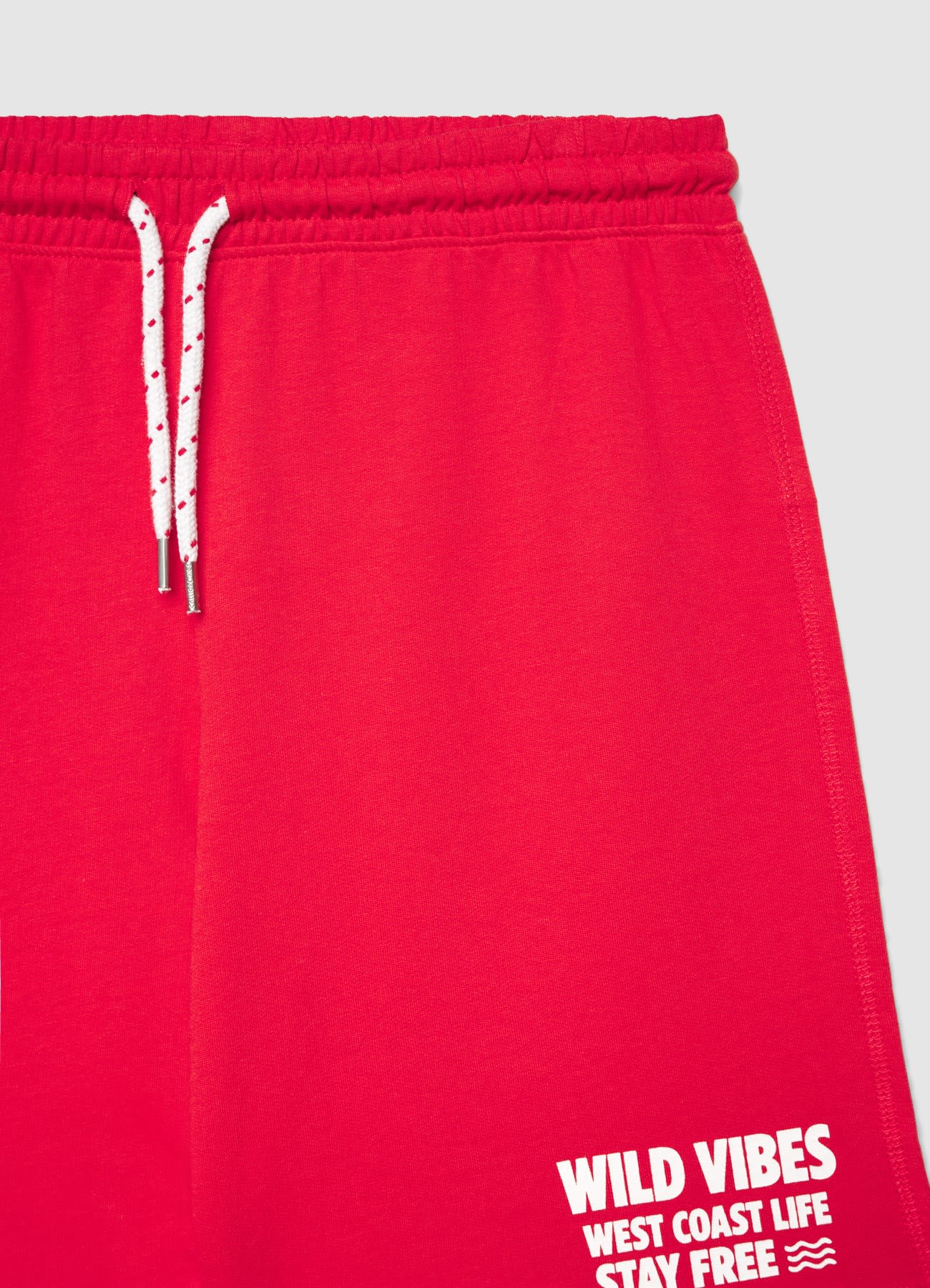 Pantaloncini ginnici over con coulisse e stampa - Image 2