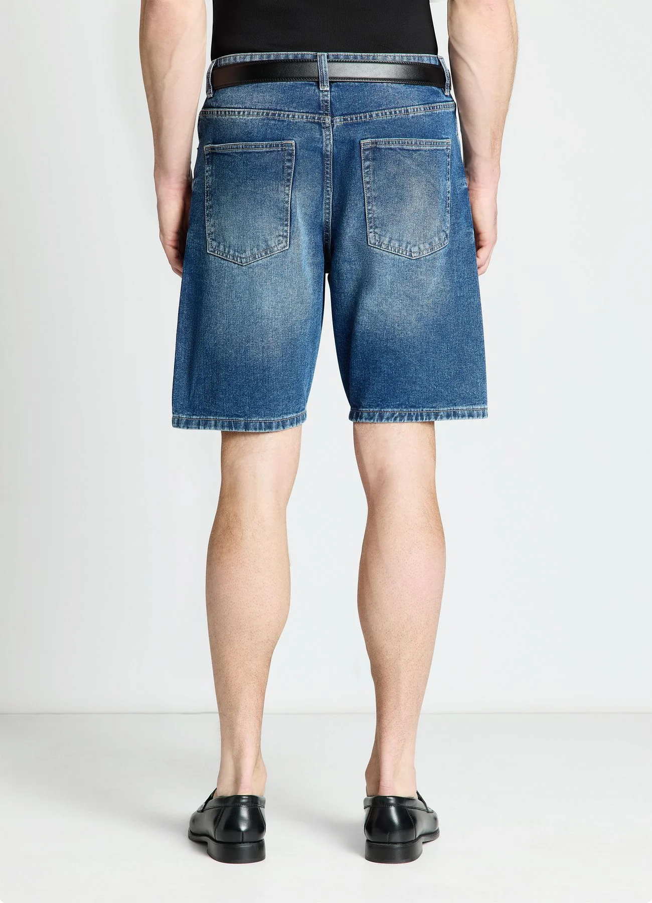 Pantaloncini in denim baggy - Image 3