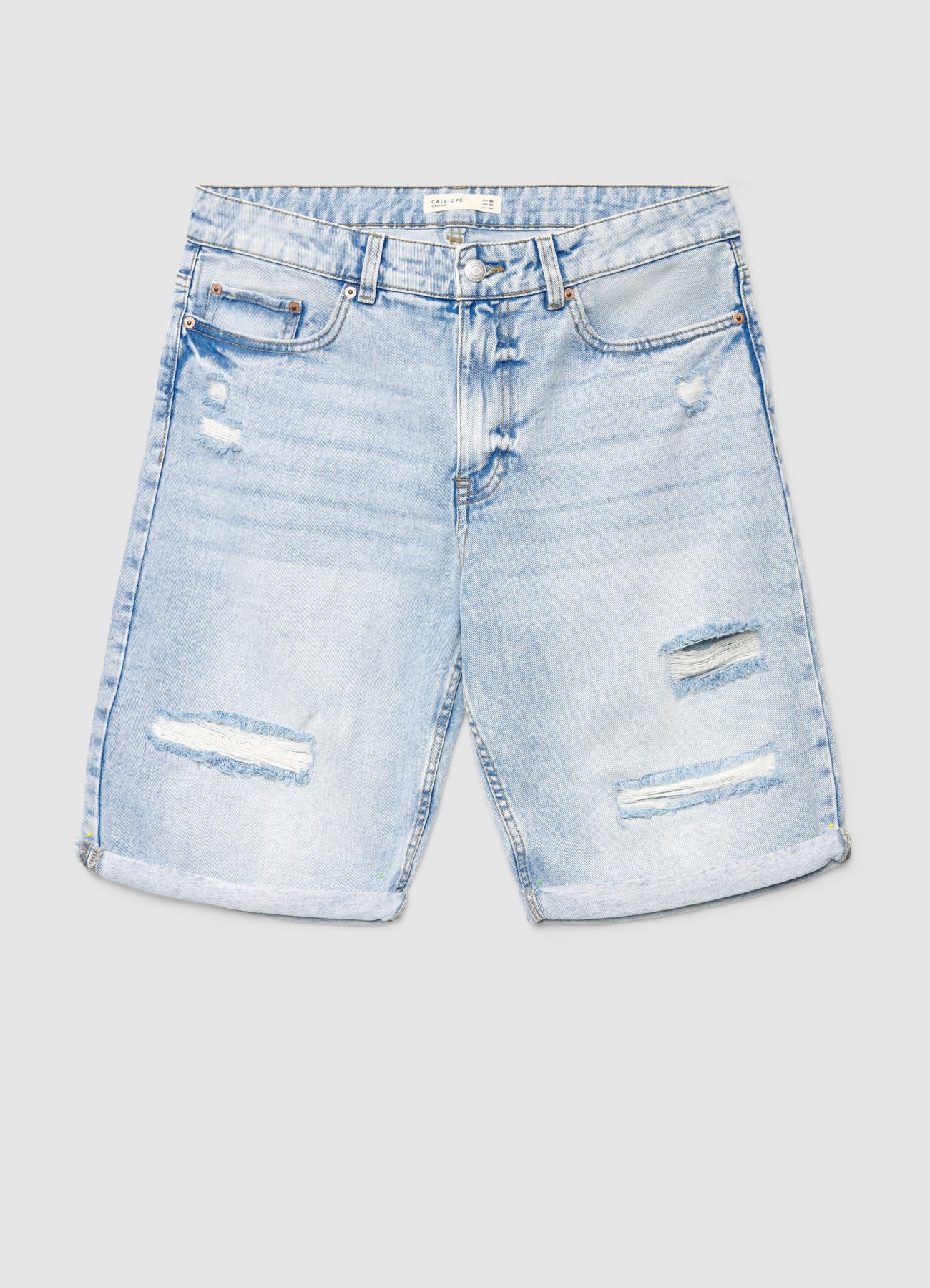 Pantaloncini jeans con strappi