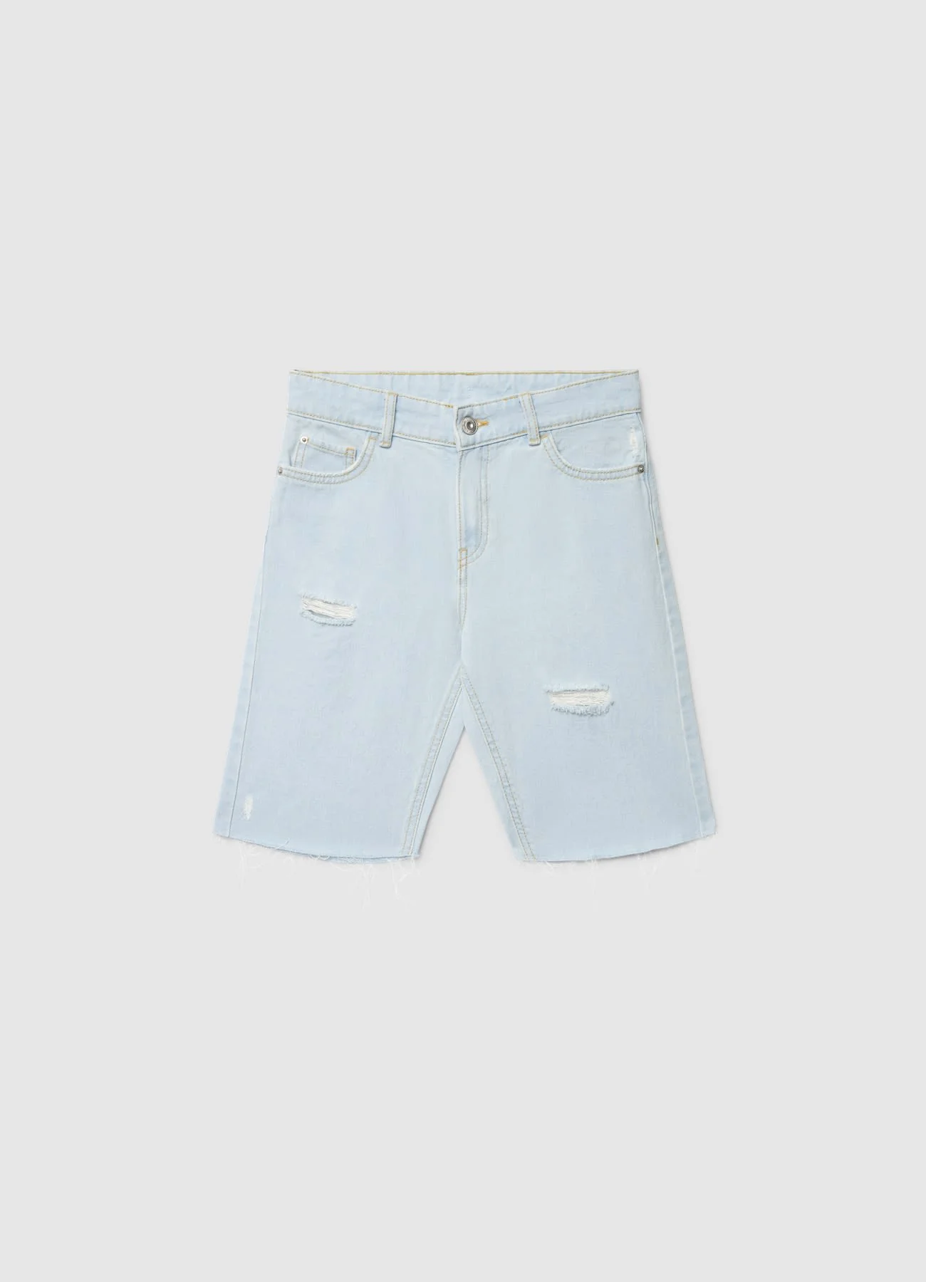 Pantaloncini jeans con strappi