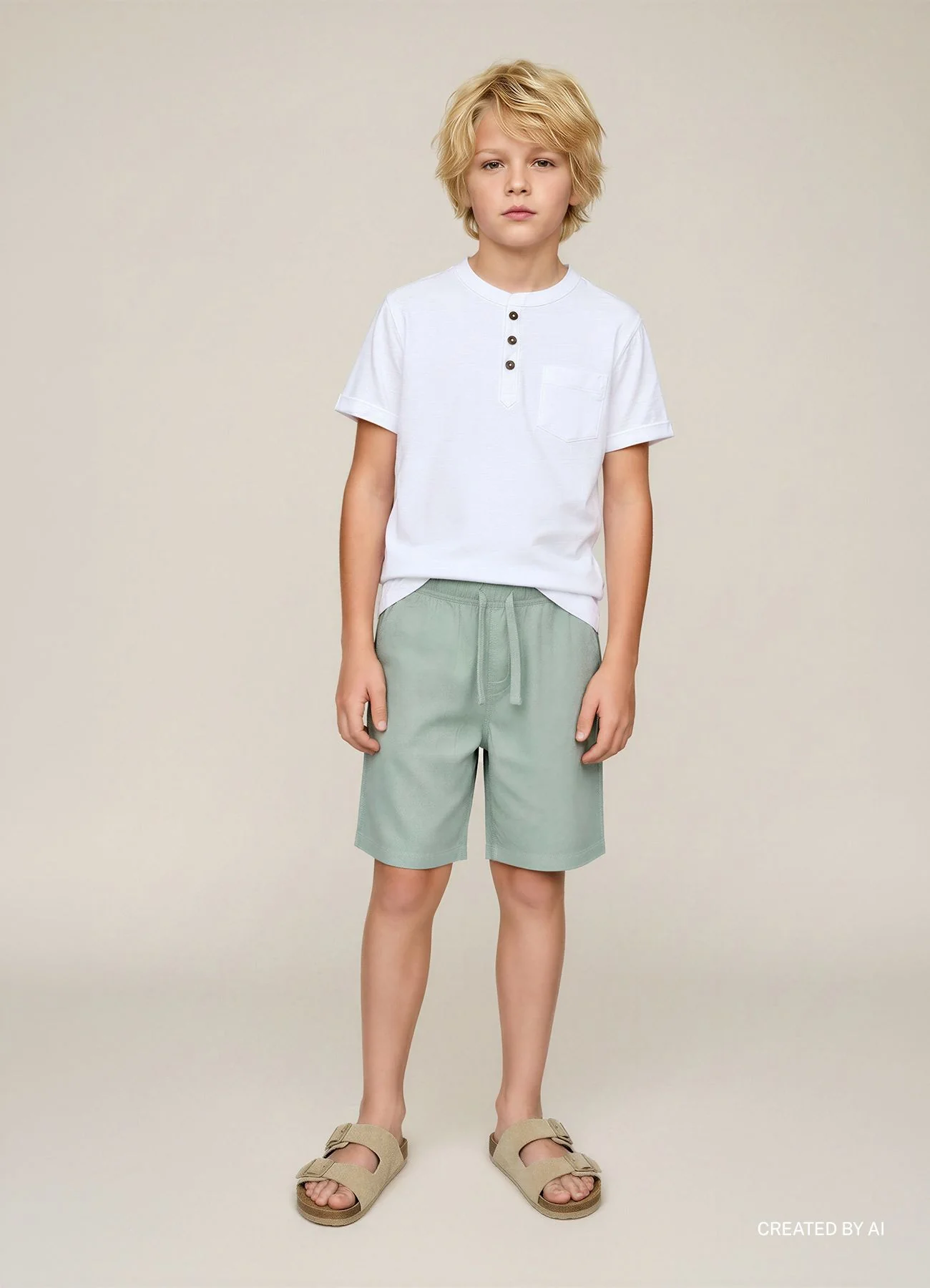 Pantaloncini jogger con coulisse - Image 4