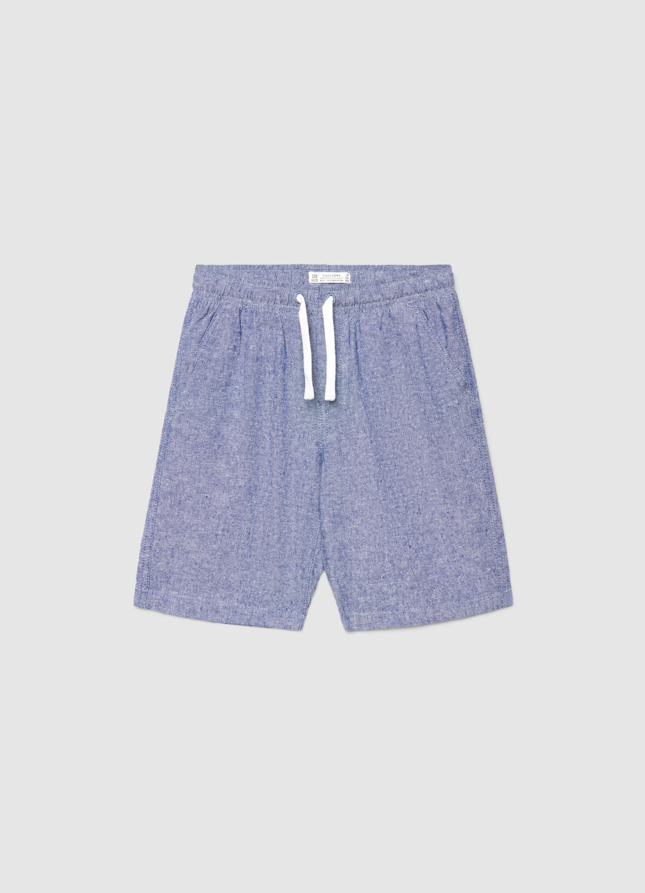 Pantaloncini jogger mélange con coulisse - Image 3