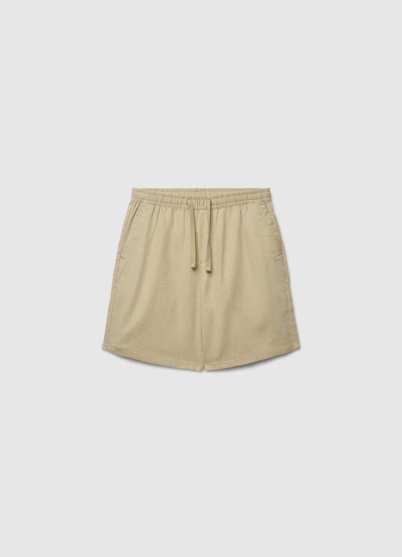 Pantaloncini jogger misto lino - Image 4