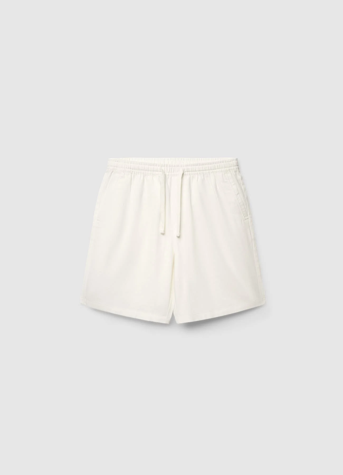 Pantaloncini jogger misto lino