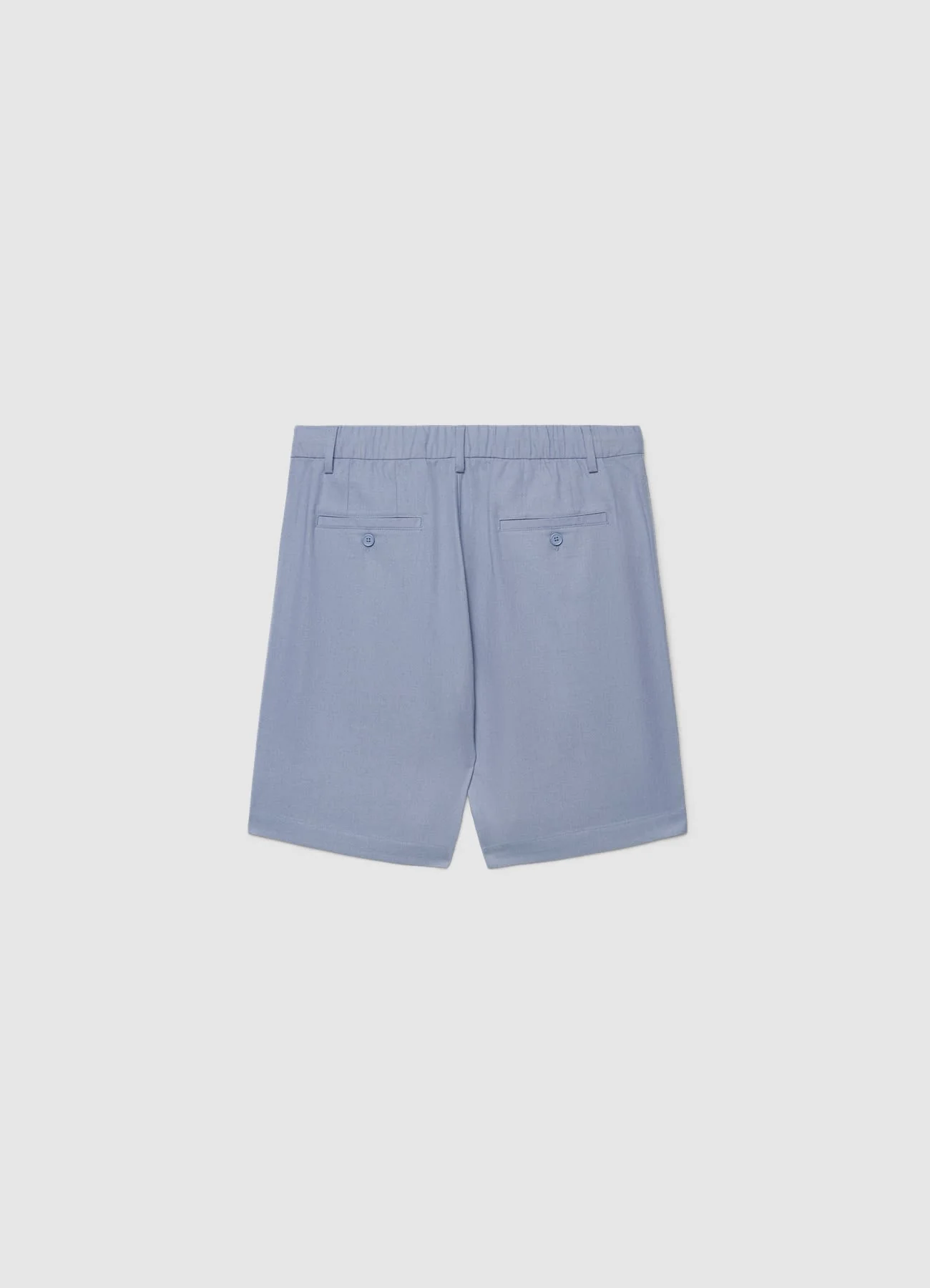 Pantaloncini jogger misto lino tinta unita - Image 5