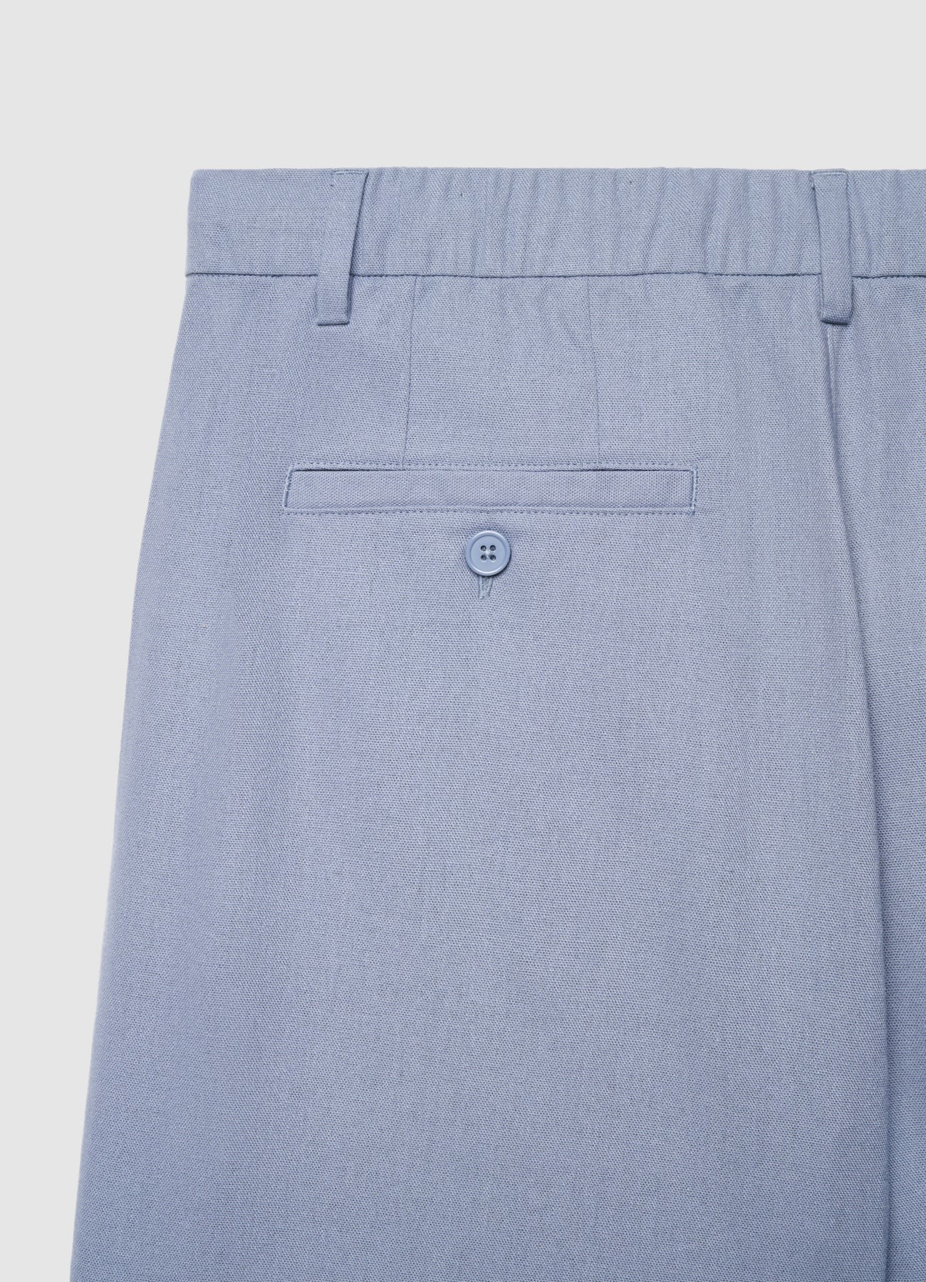 Pantaloncini jogger misto lino tinta unita - Image 6