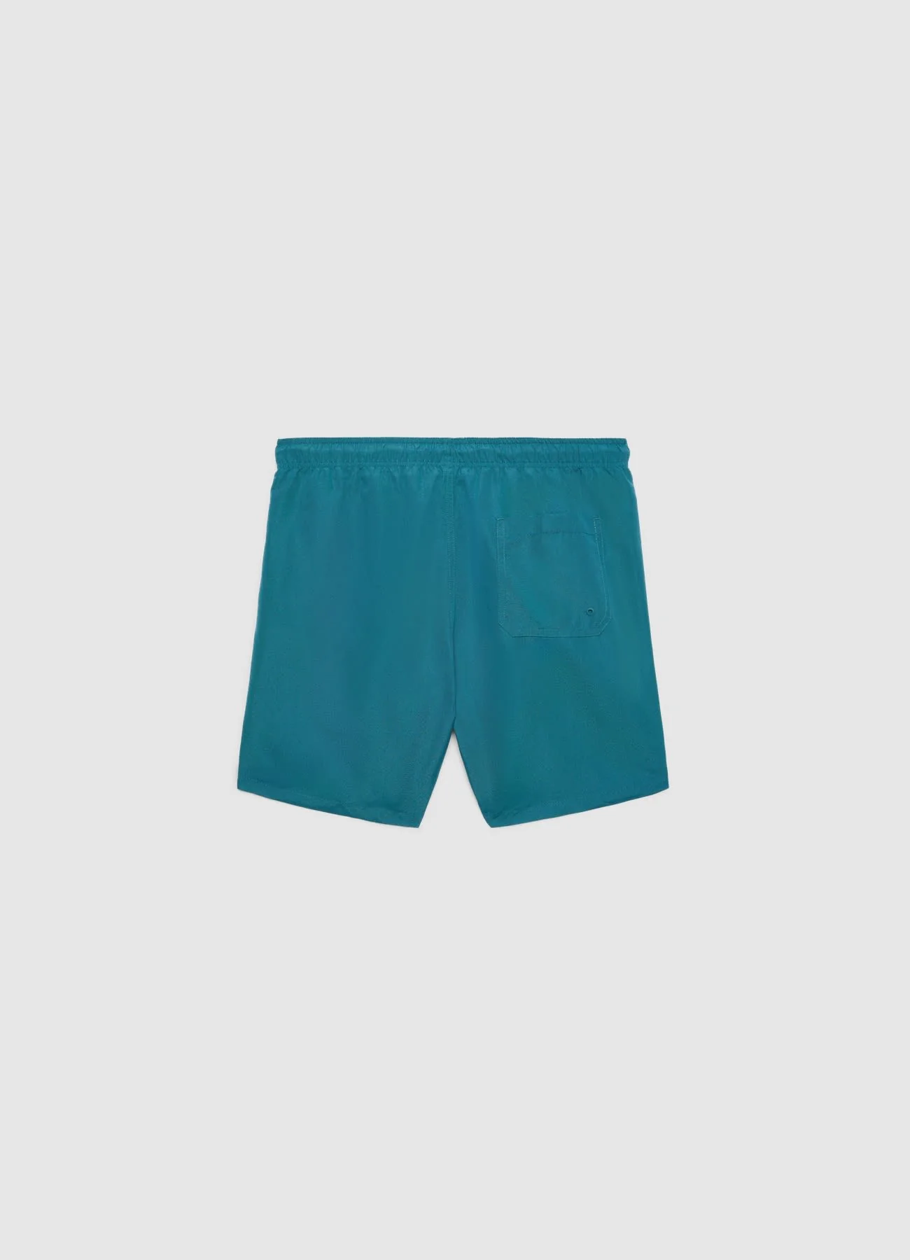 Pantaloncini mare a tinta unita con coulisse - Image 5