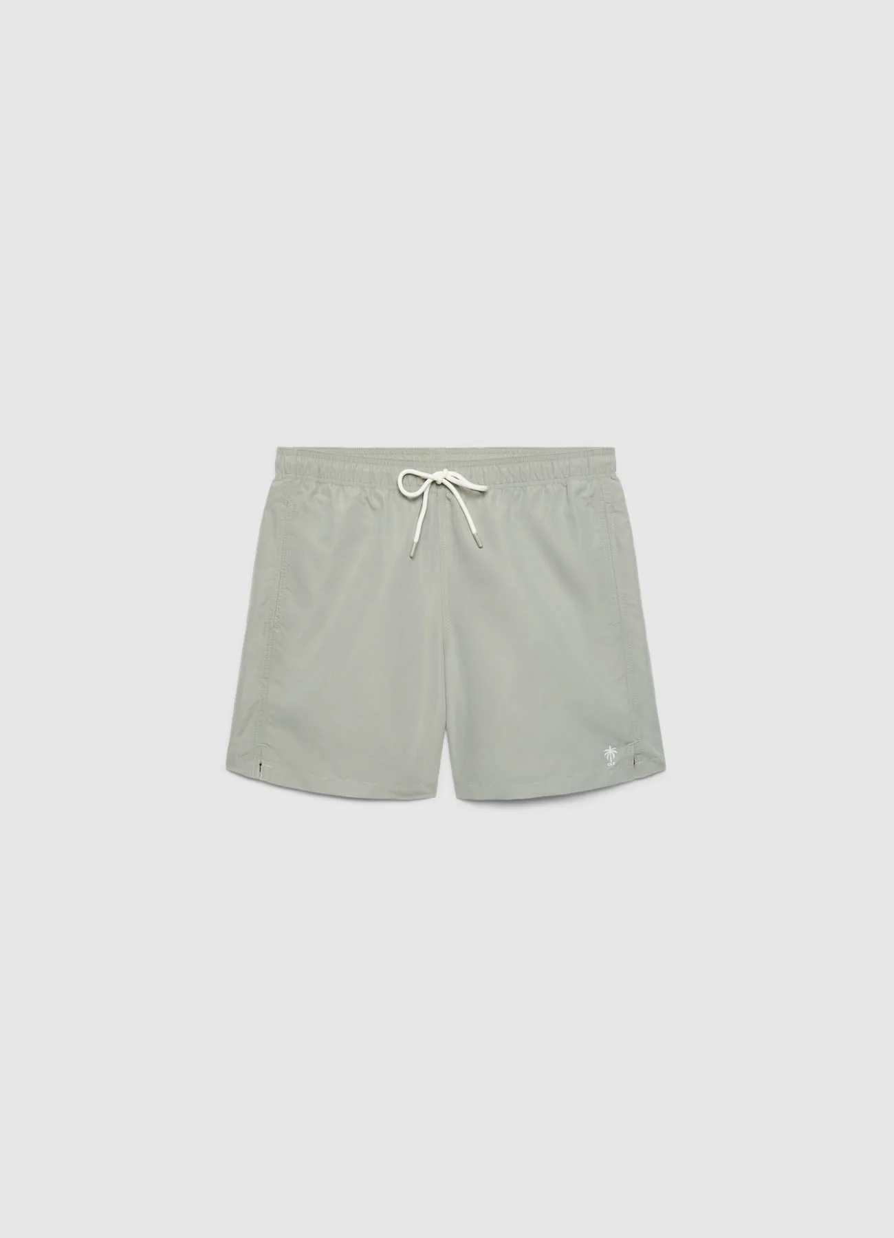 Pantaloncini mare a tinta unita con coulisse - Image 4