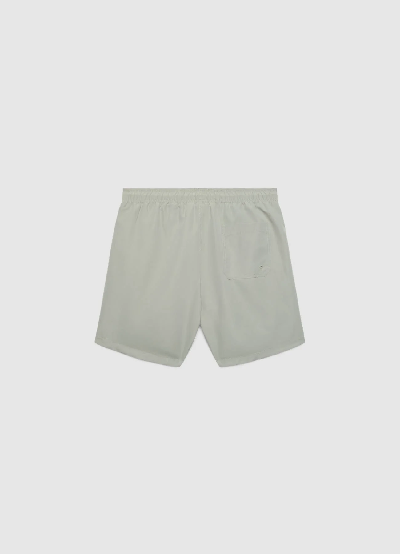 Pantaloncini mare a tinta unita con coulisse - Image 5