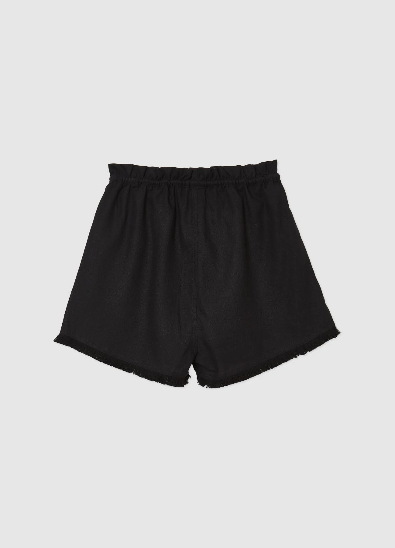 Pantaloncini misto lino frange - Image 6