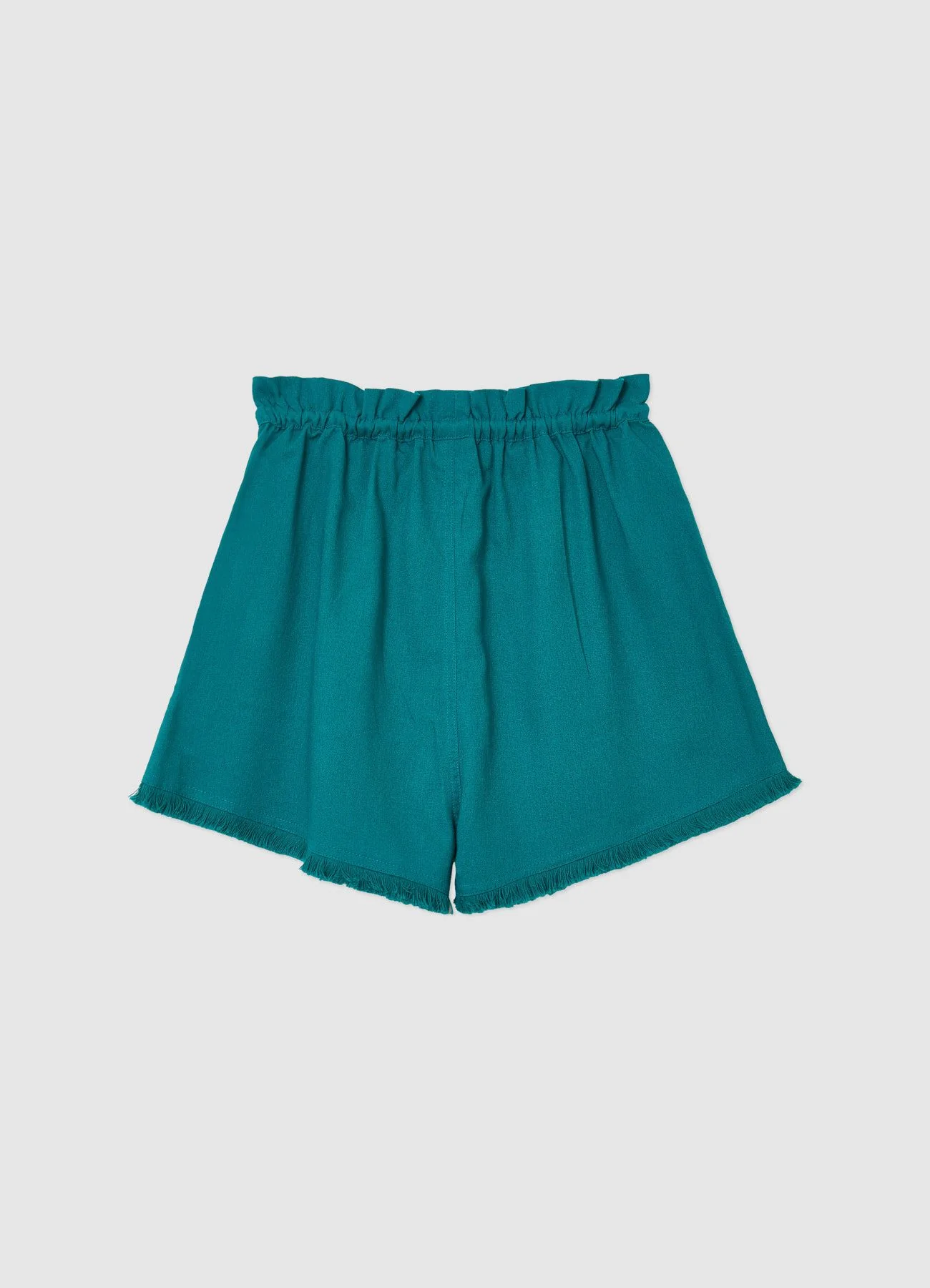 Pantaloncini misto lino frange - Image 5