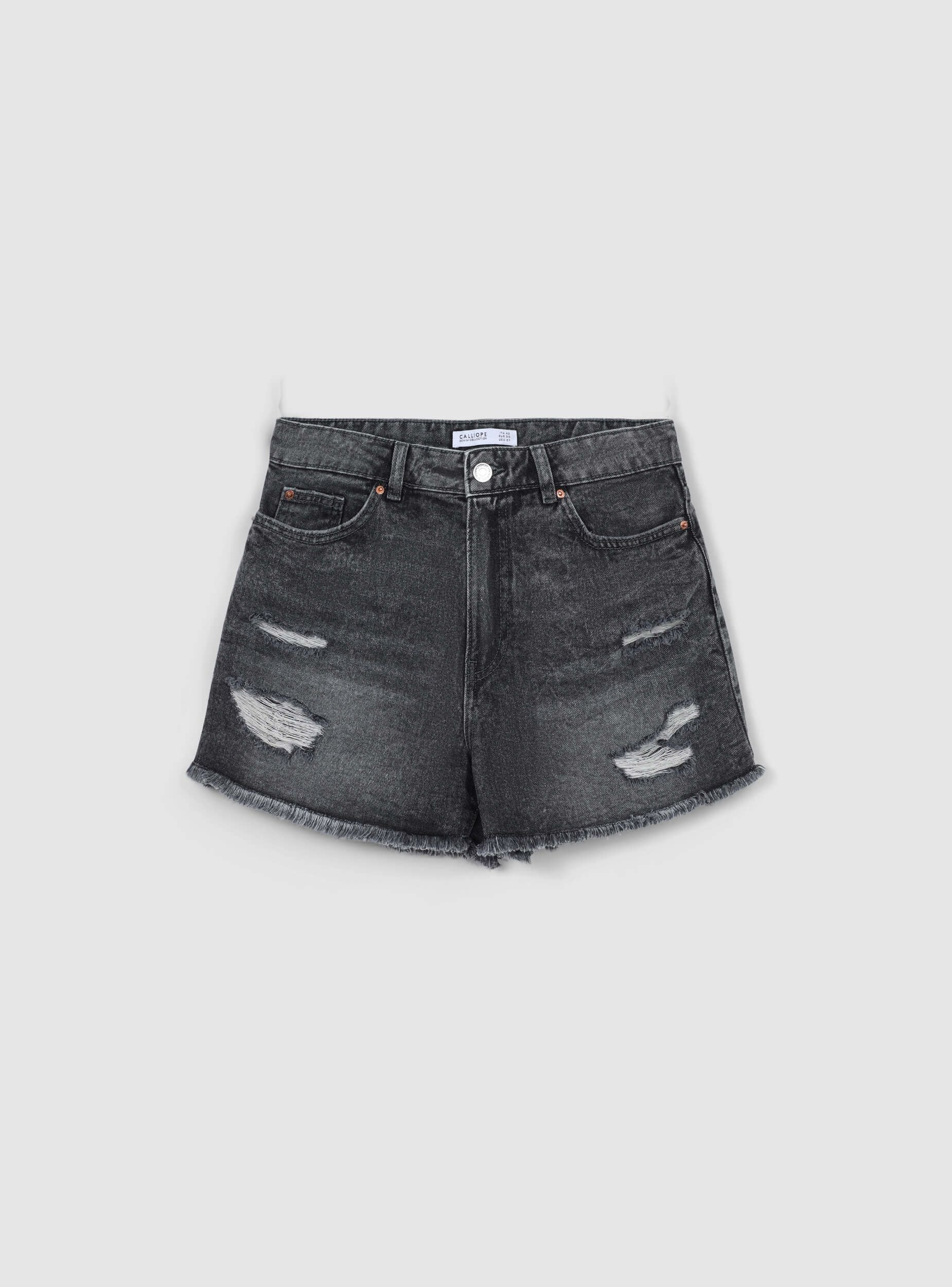 Pantaloncini mom strappi - Image 4