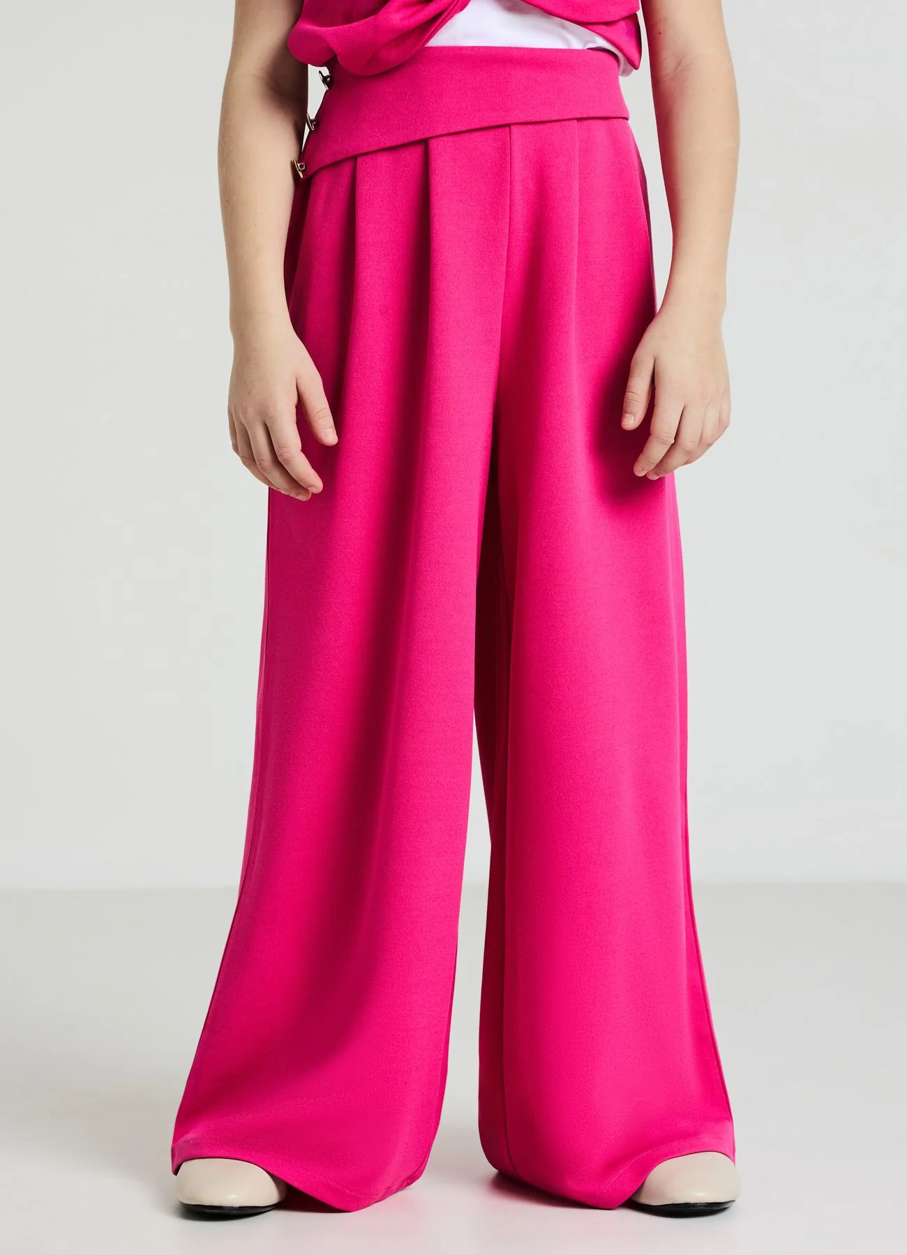 Pantalone a palazzo con fascia