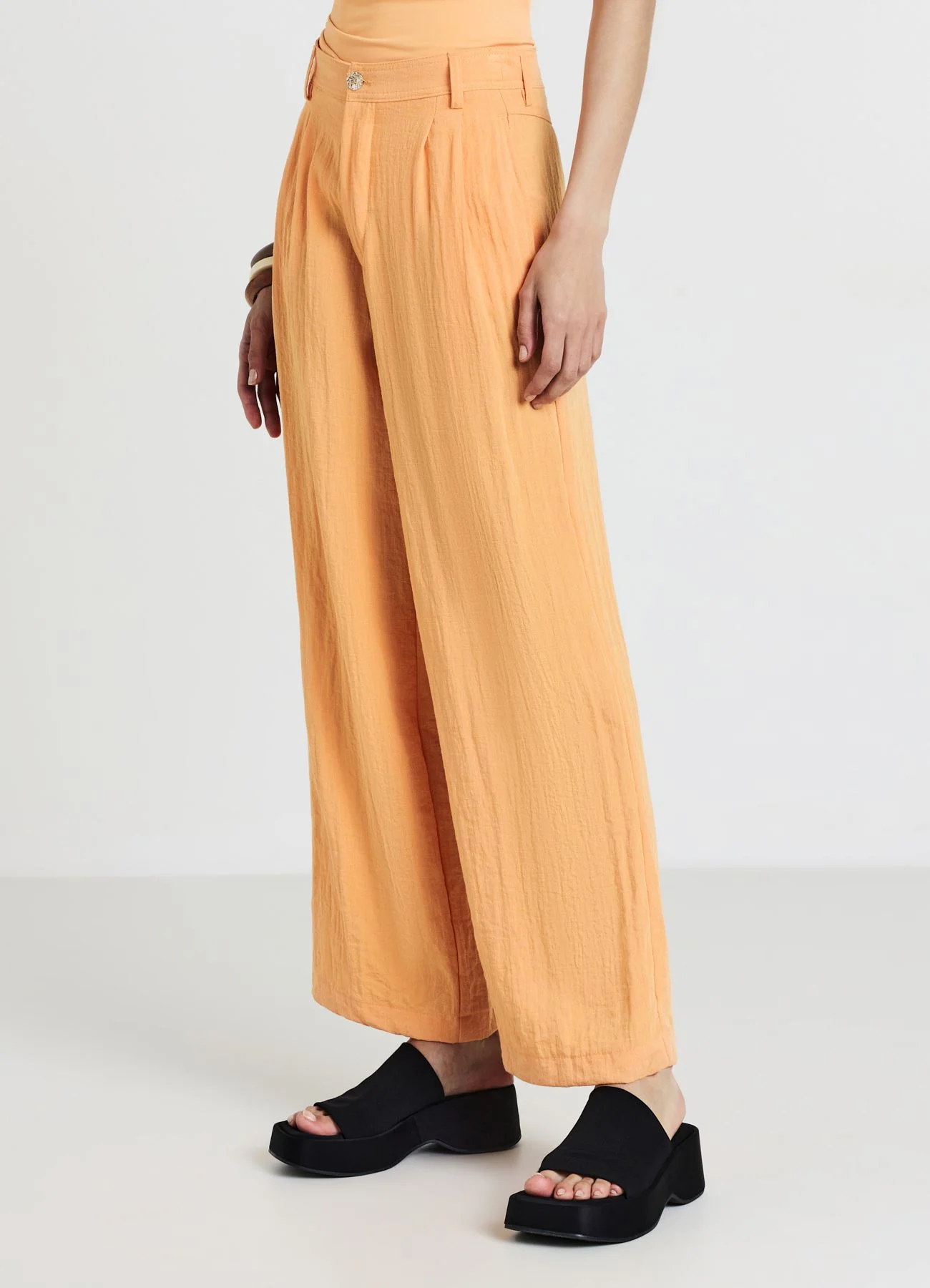 Pantalone a palazzo doppia pinces - Image 2