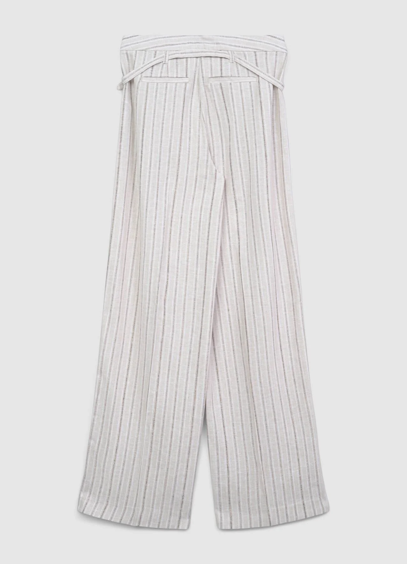 Pantalone a palazzo gessato - Image 4