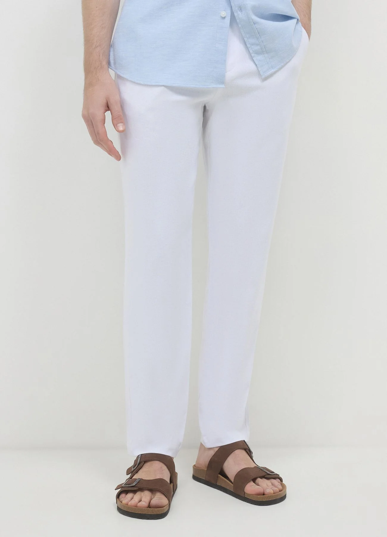 Pantalone chino misto lino - Image 2