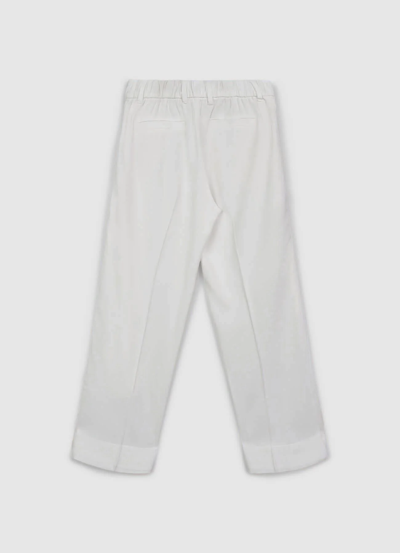 Pantalone classico con risvolto - Image 4