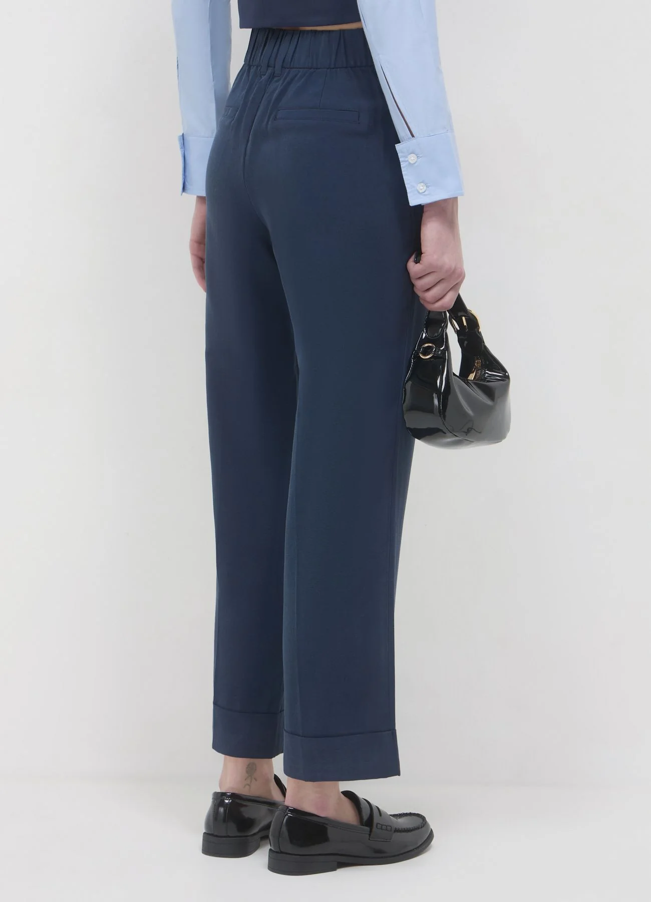 Pantalone classico con risvolto - Image 3