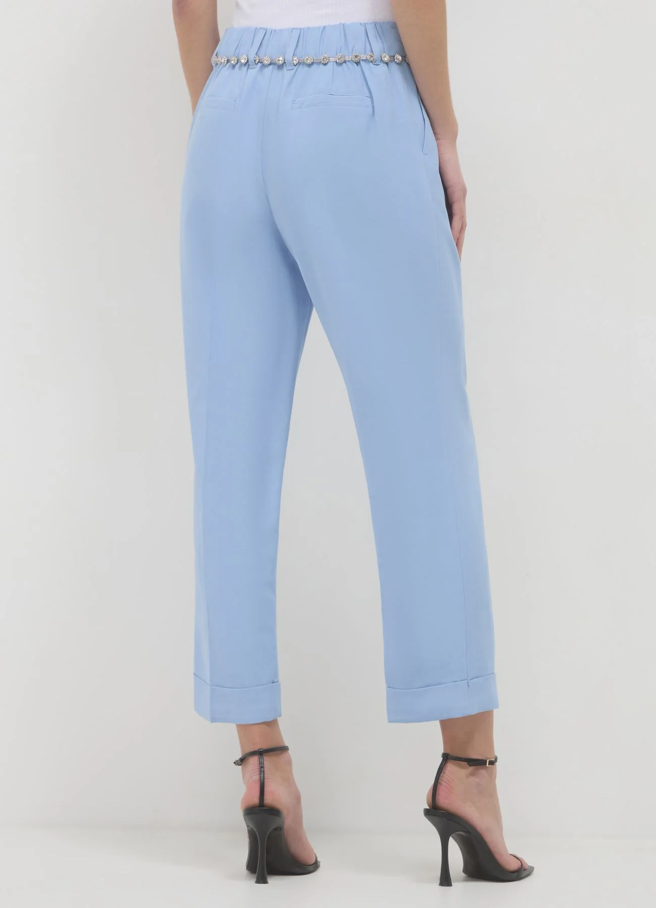 Pantalone classico con risvolto - Image 2