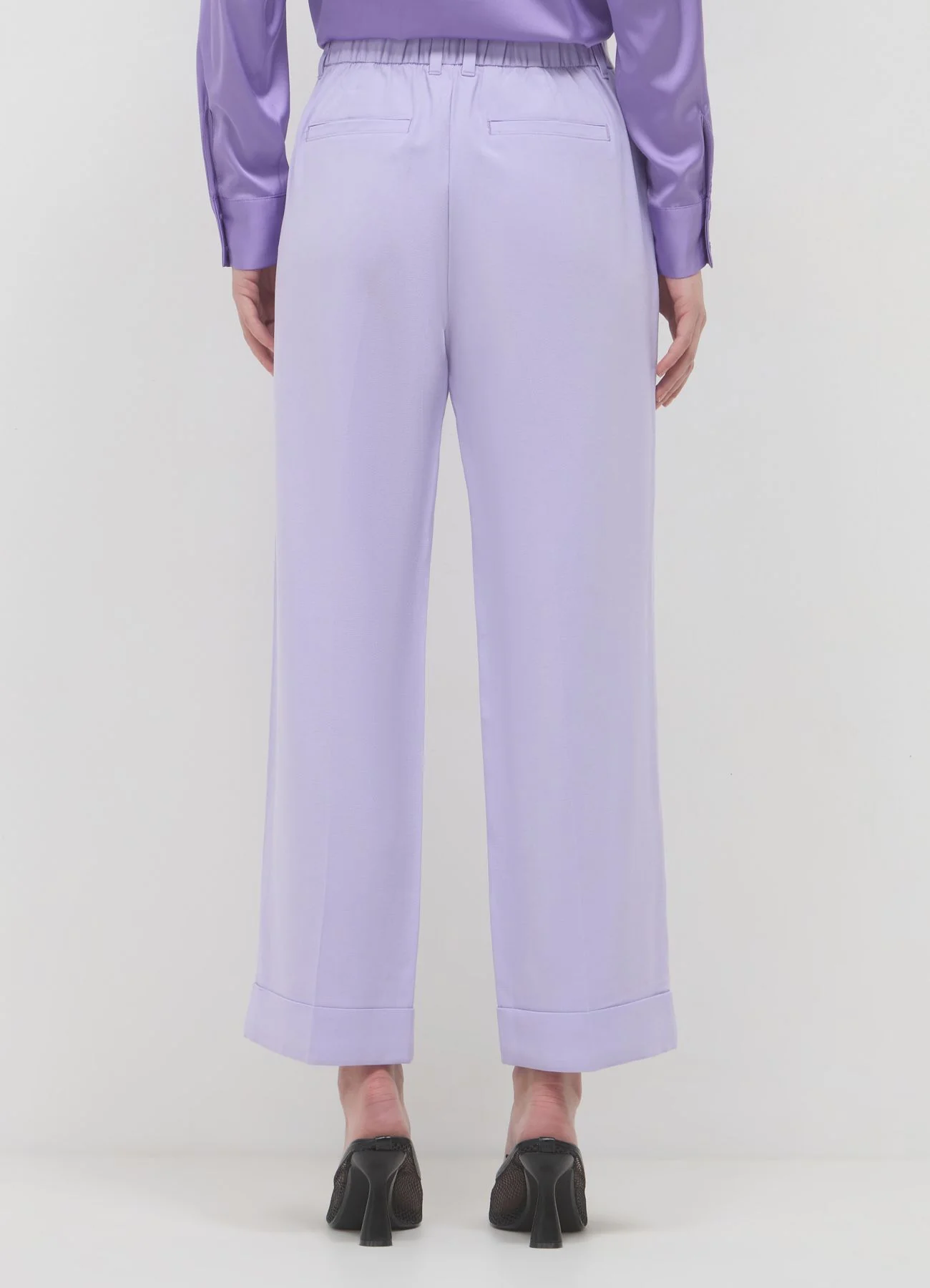 Pantalone classico con risvolto - Image 2