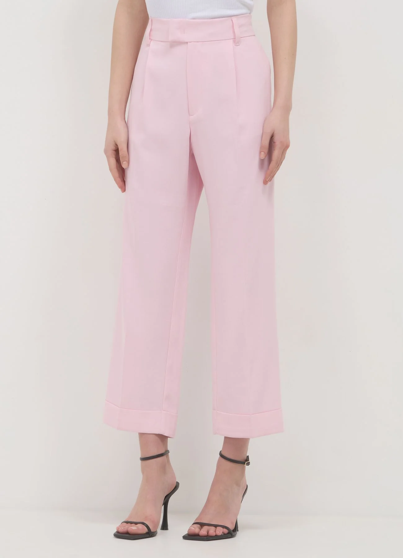 Pantalone classico con risvolto - Image 3