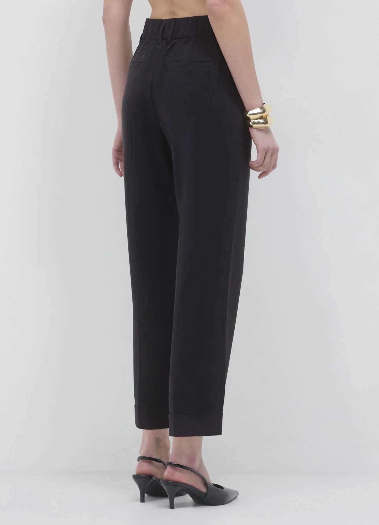 Pantalone classico con risvolto - Image 3