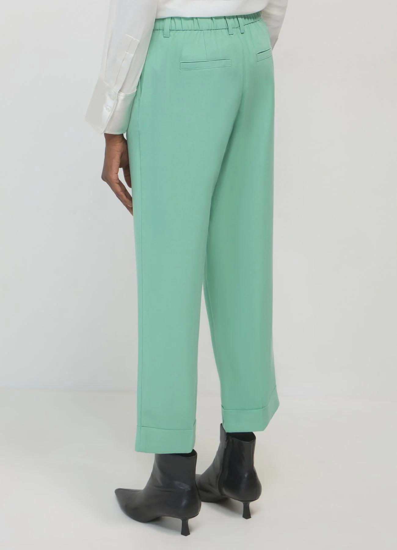 Pantalone classico con risvolto - Image 2