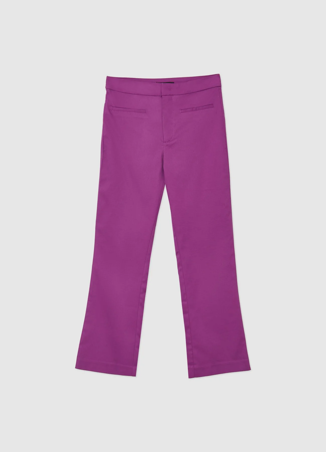 Pantalone cropped flare in rasatello - Image 6