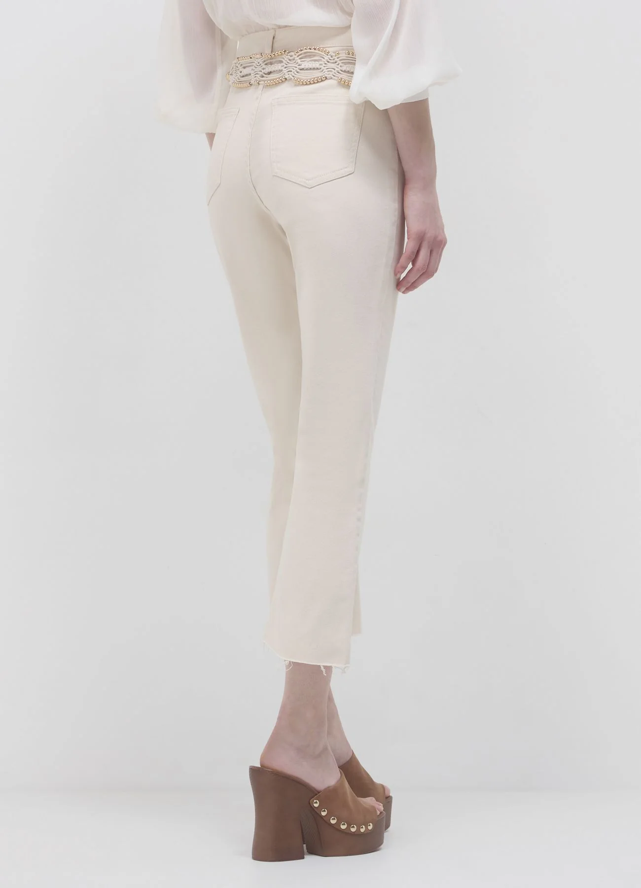 Pantalone cropped flared - Image 4