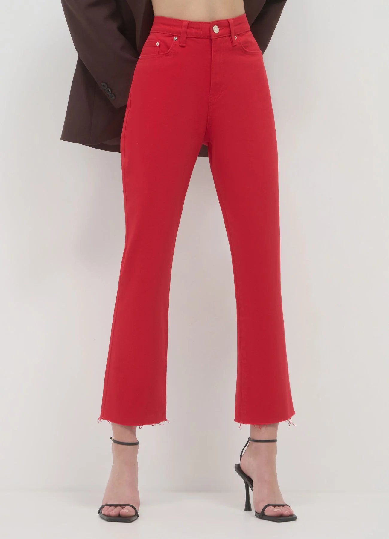 Pantalone cropped flared - Image 3
