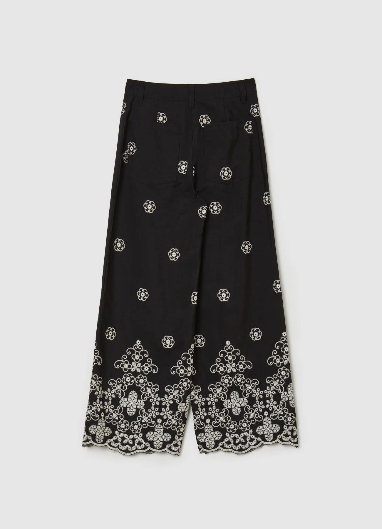 Pantalone culotte con ricami - Image 5