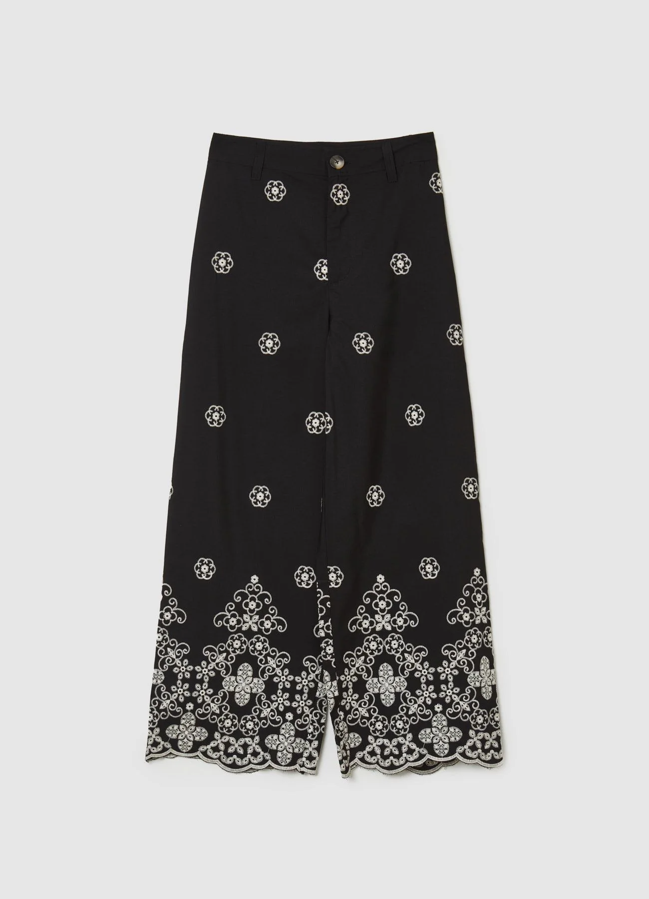 Pantalone culotte con ricami - Image 6