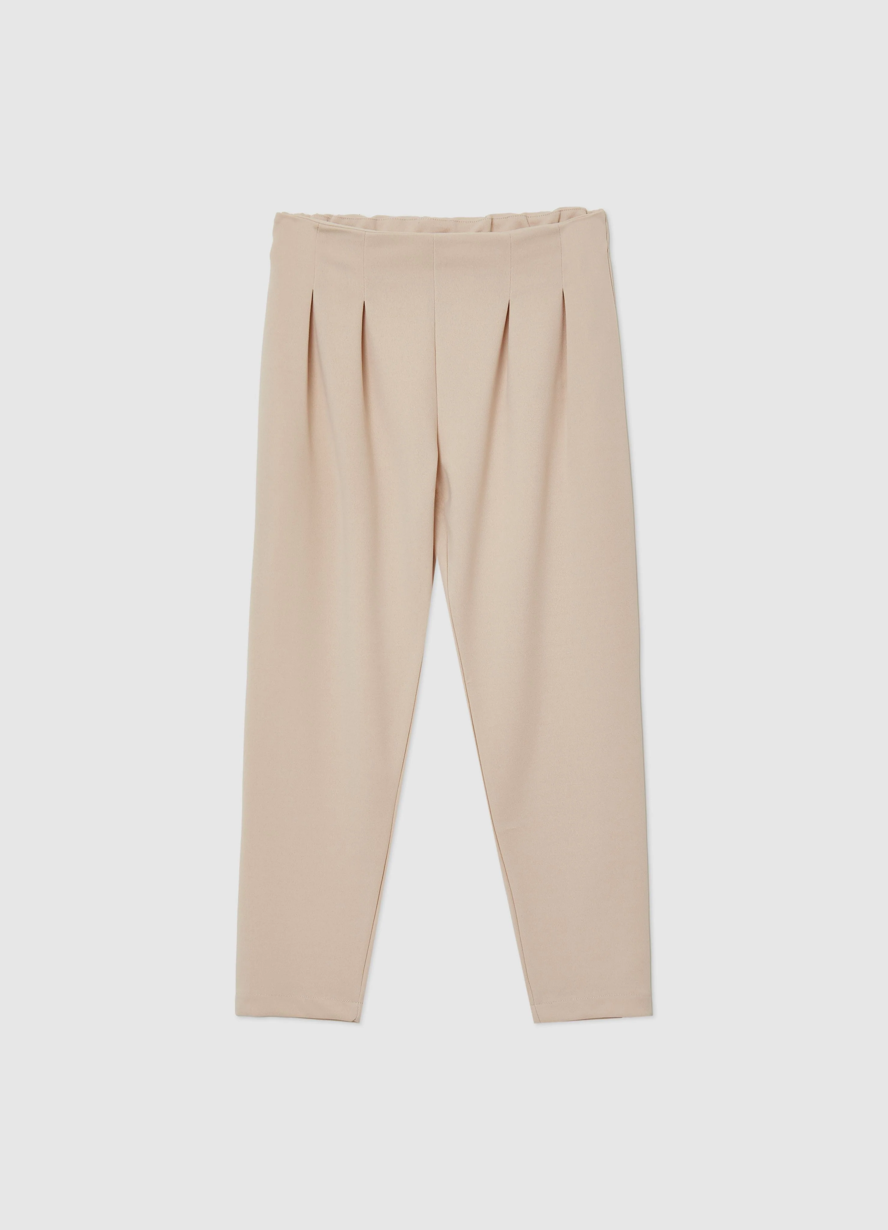 Pantalone elegante tinta unita