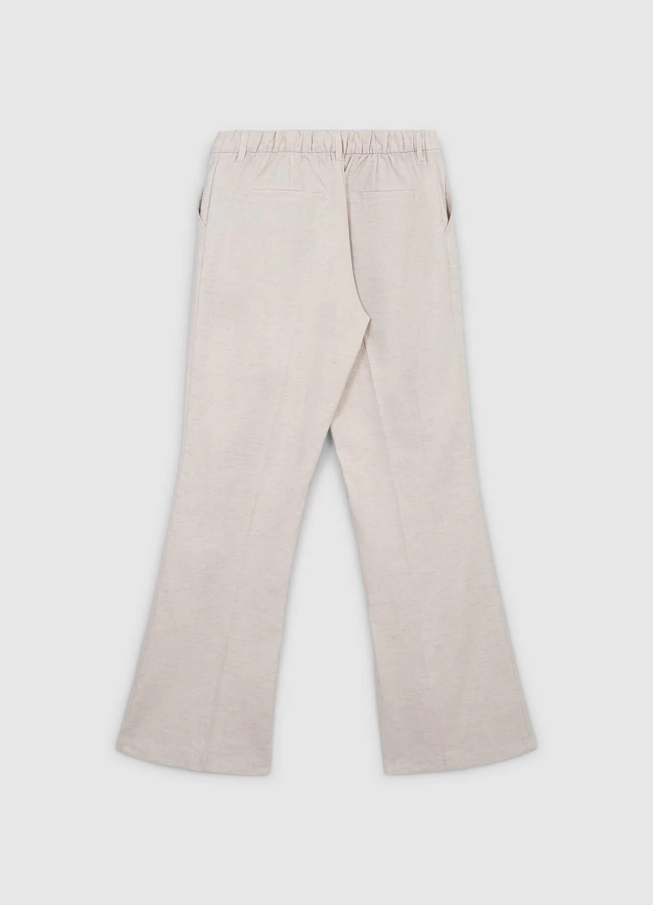 Pantalone flare in cotone - Image 5