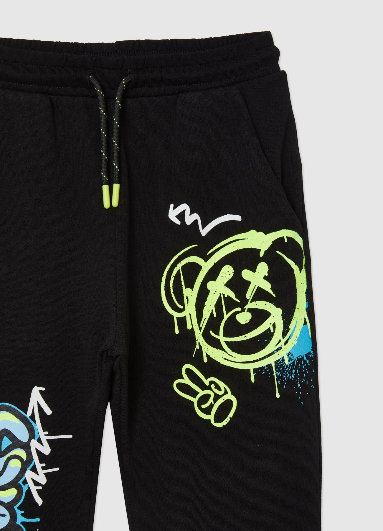 Pantalone ginnico stampe graffiti oversize - Image 6