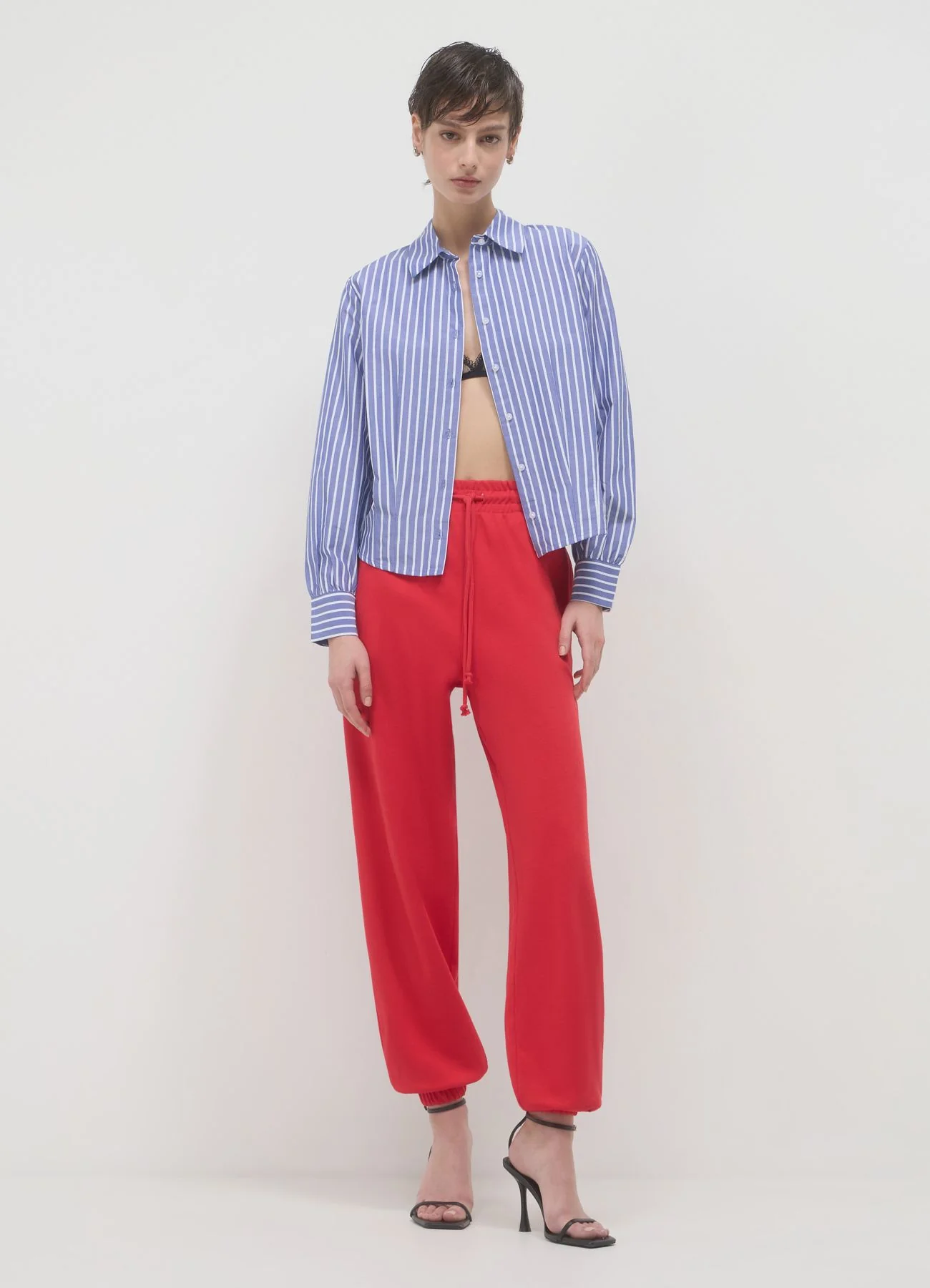 Pantalone ginnico tinta unita