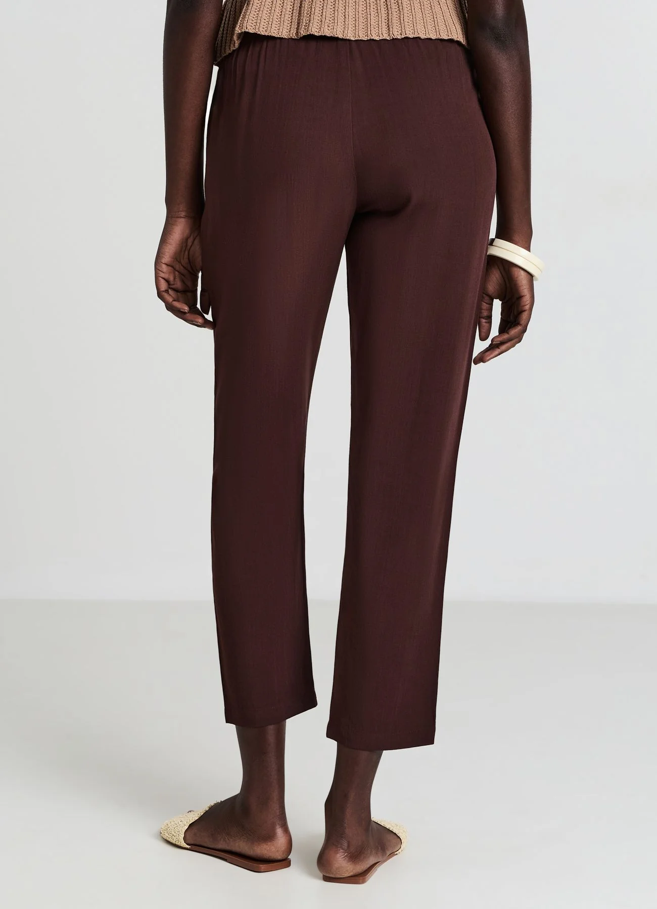 Pantalone lungo tinta unita - Image 2